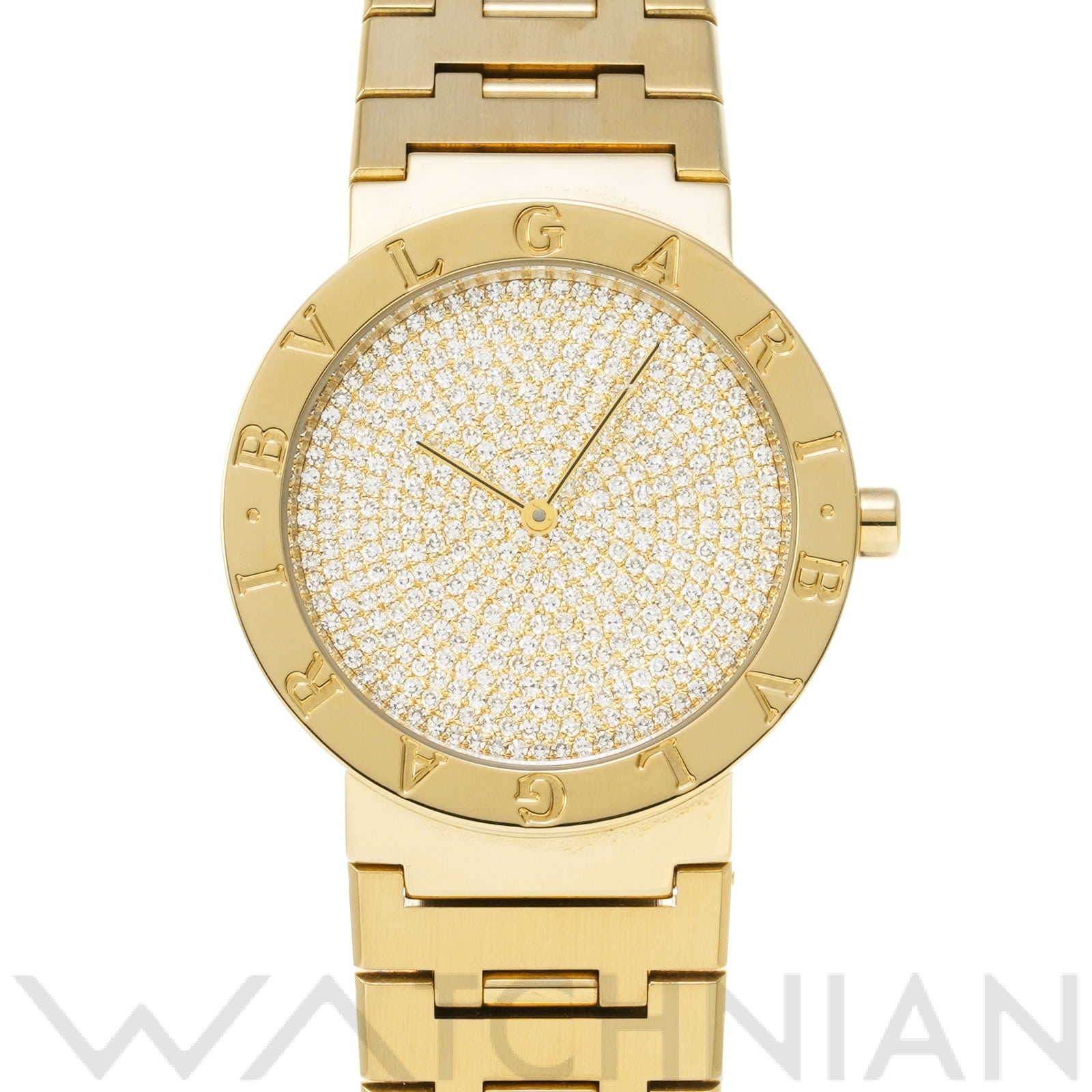 ブルガリ / BVLGARI ブルガリブルガリ BB33DGG パヴェダイヤモンド ユニセックス 時計 【中古】【wristwatch】