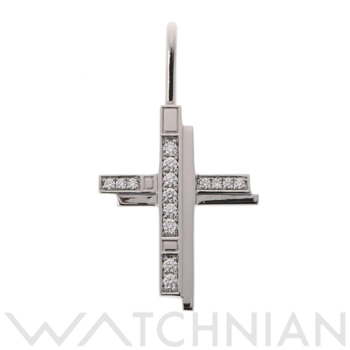 ハリー ウィンストン トラフィック クロス チャーム シルバー Pt950プラチナ/ダイヤモンド レディース ジュエリー 【中古】【jewelry】