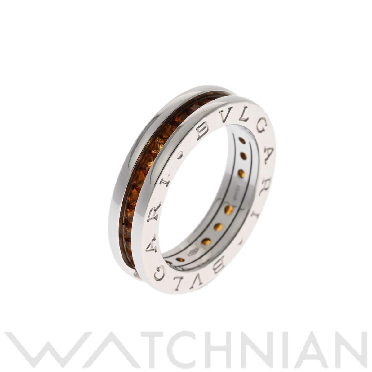 ブルガリ B.ZERO1 ナローリング #51 シルバー K18ホワイトゴールド WG レディース ジュエリー 【中古】【jewelry】
