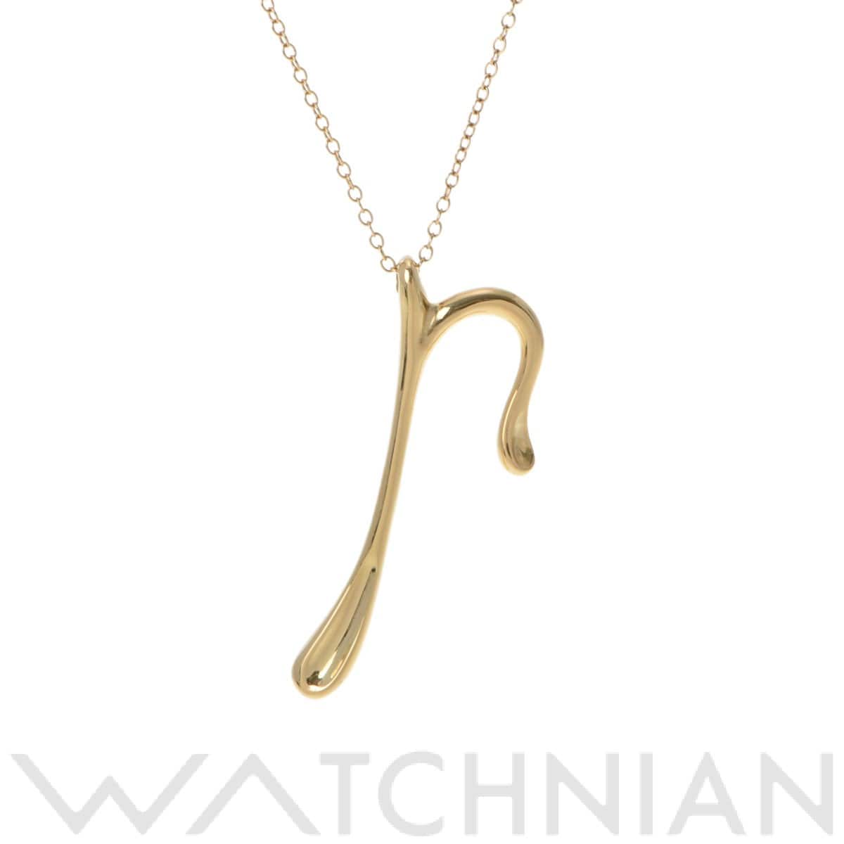 ティファニー イニシャルR ゴールド K18イエローゴールド YG レディース ジュエリー 【中古】【jewelry】