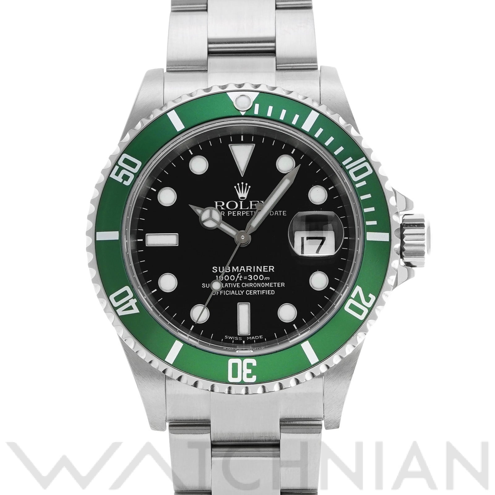 サブマリーナ デイト 16610LV D番(2005年頃製造) ブラック ロレックス ROLEX メンズ 【中古】