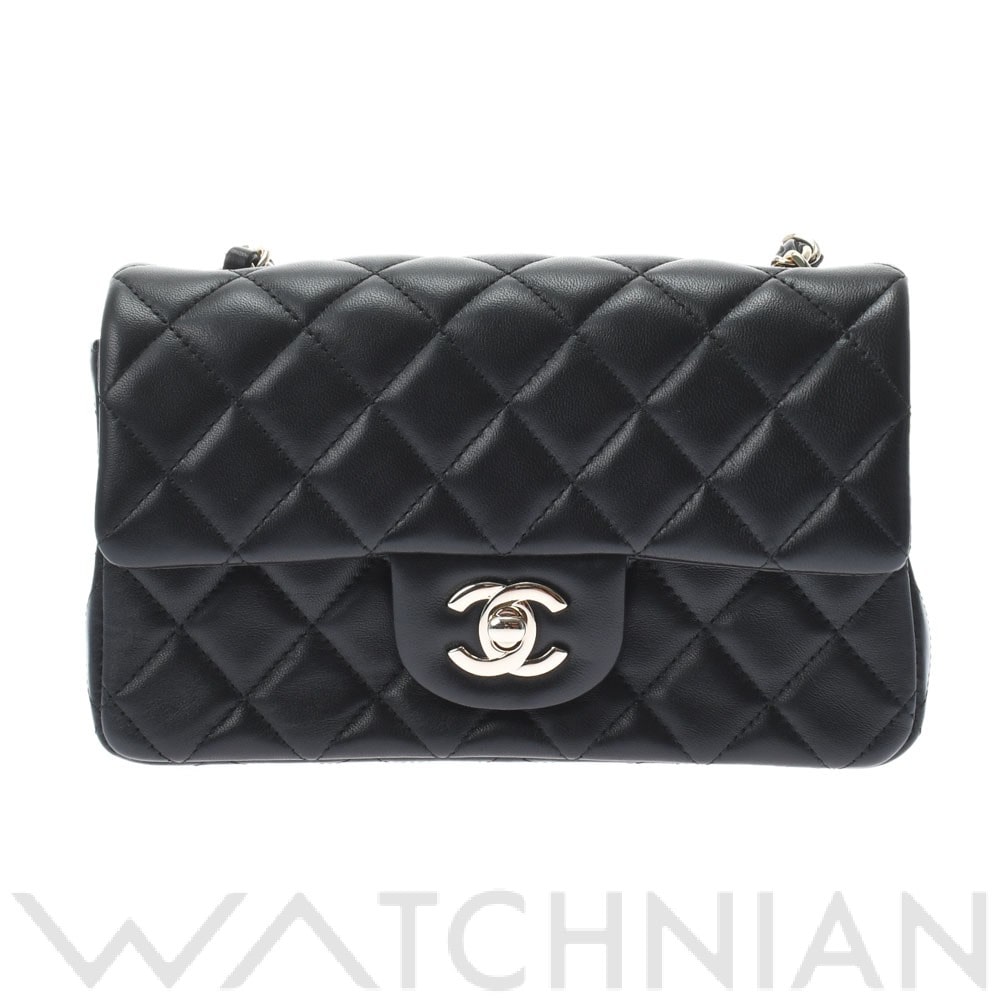 シャネル / CHANEL マトラッセ ミニフラップバッグ 20 黒/ゴールド金具 A69900 ラムスキン レディース バッグ 【未使用】【bag】