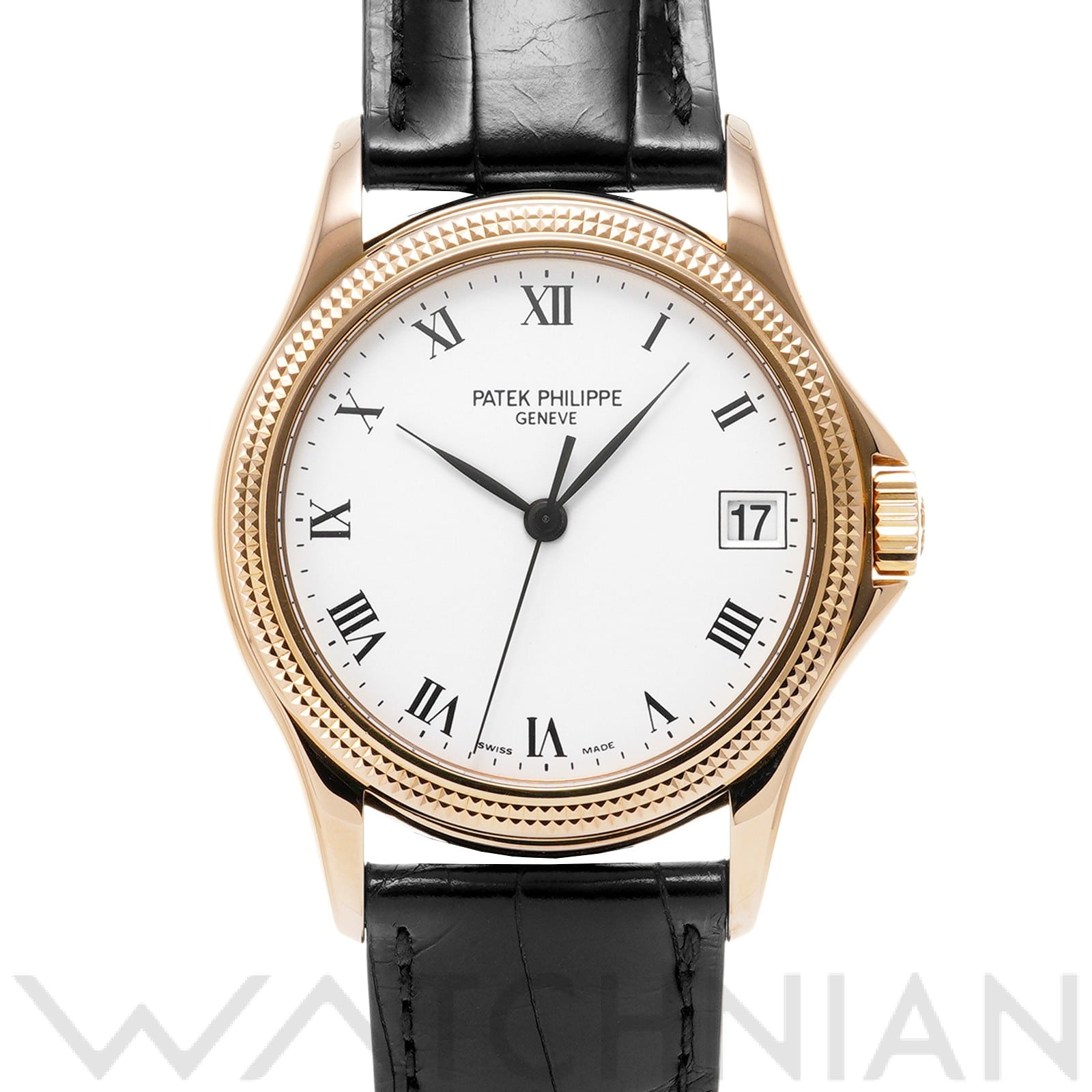 パテック フィリップ / PATEK PHILIPPE カラトラバ 5117R-001 ホワイト メンズ 時計 【中古】【wristwatch】