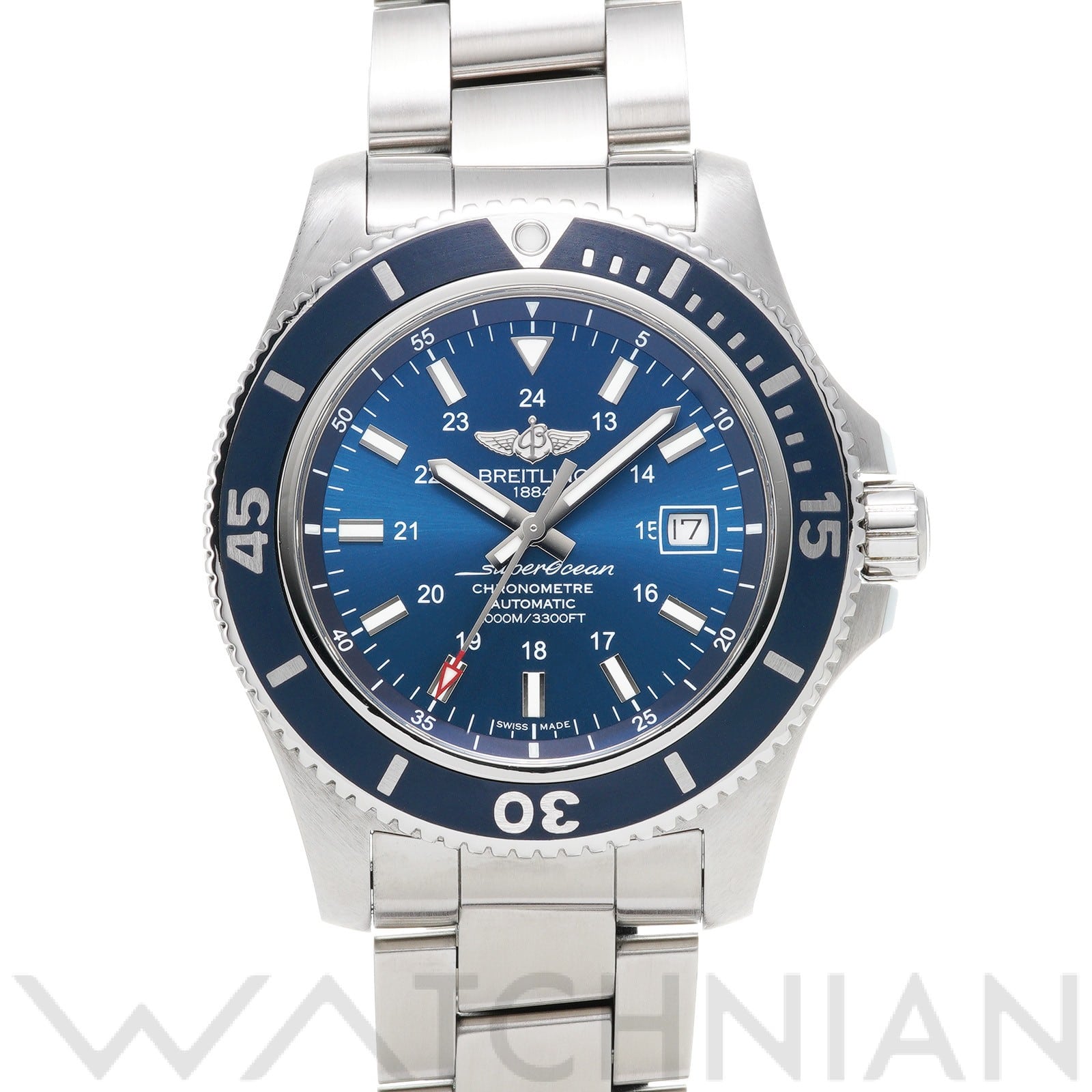 ブライトリング / BREITLING スーパーオーシャン II 44 ジャパンエディション A17392D8/CA09 ブルー メンズ 時計 【中古】【wristwatch】