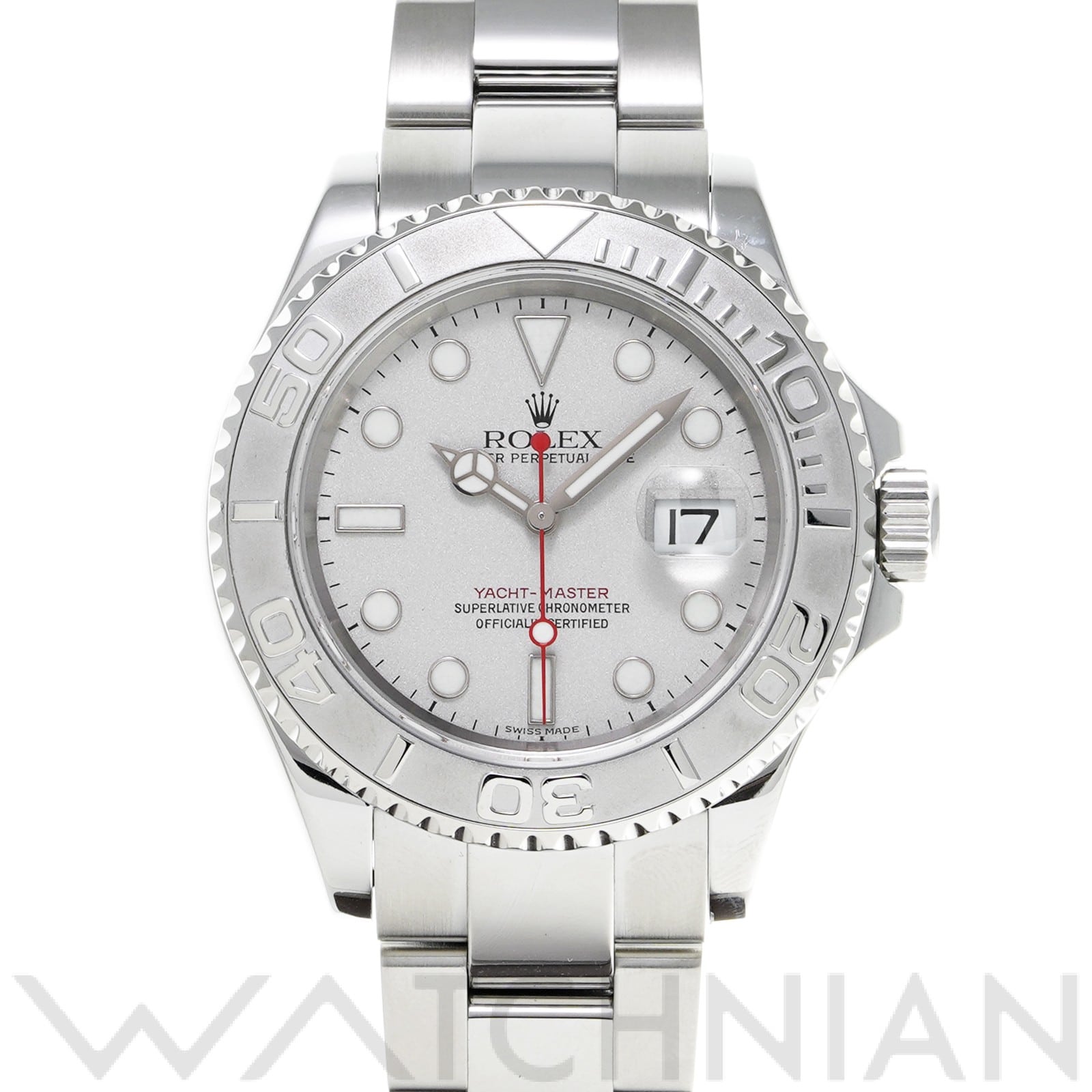 ヨットマスター ロレジウム 16622 Z番(2006年頃製造) グレー ロレックス ROLEX メンズ 【中古】