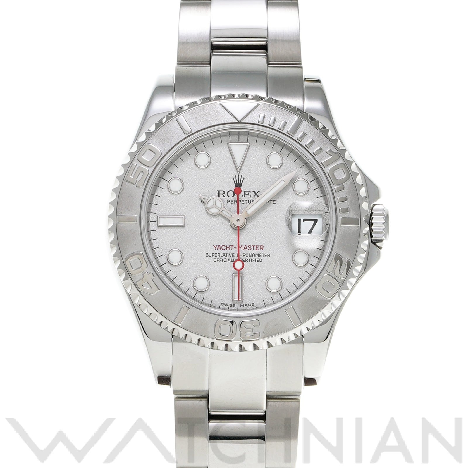 ヨットマスター 34 168622 D番(2005年頃製造) グレー ロレックス ROLEX ユニセックス 【中古】