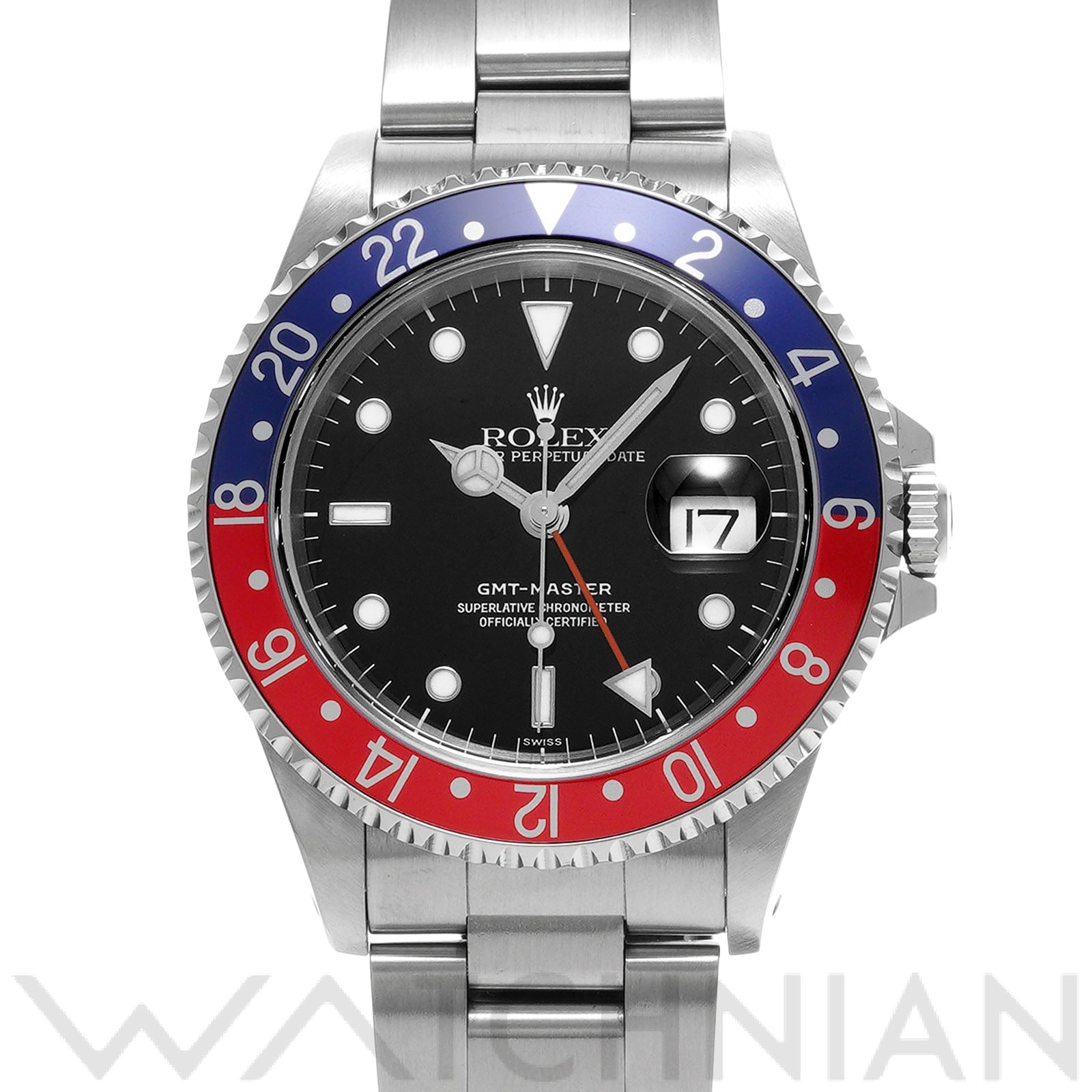 ロレックス GMTマスター 16700 ブラック メンズ 時計 【中古】【wristwatch】