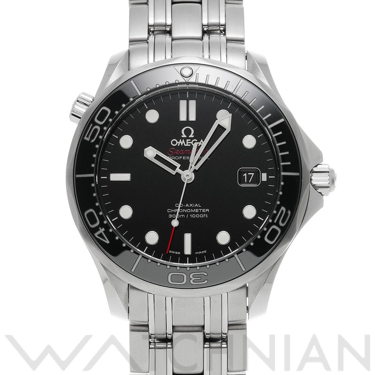 オメガ / OMEGA シーマスター ダイバー300 コーアクシャル 212.30.41.20.01.003 ブラック メンズ 時計 【中古】【wristwatch】