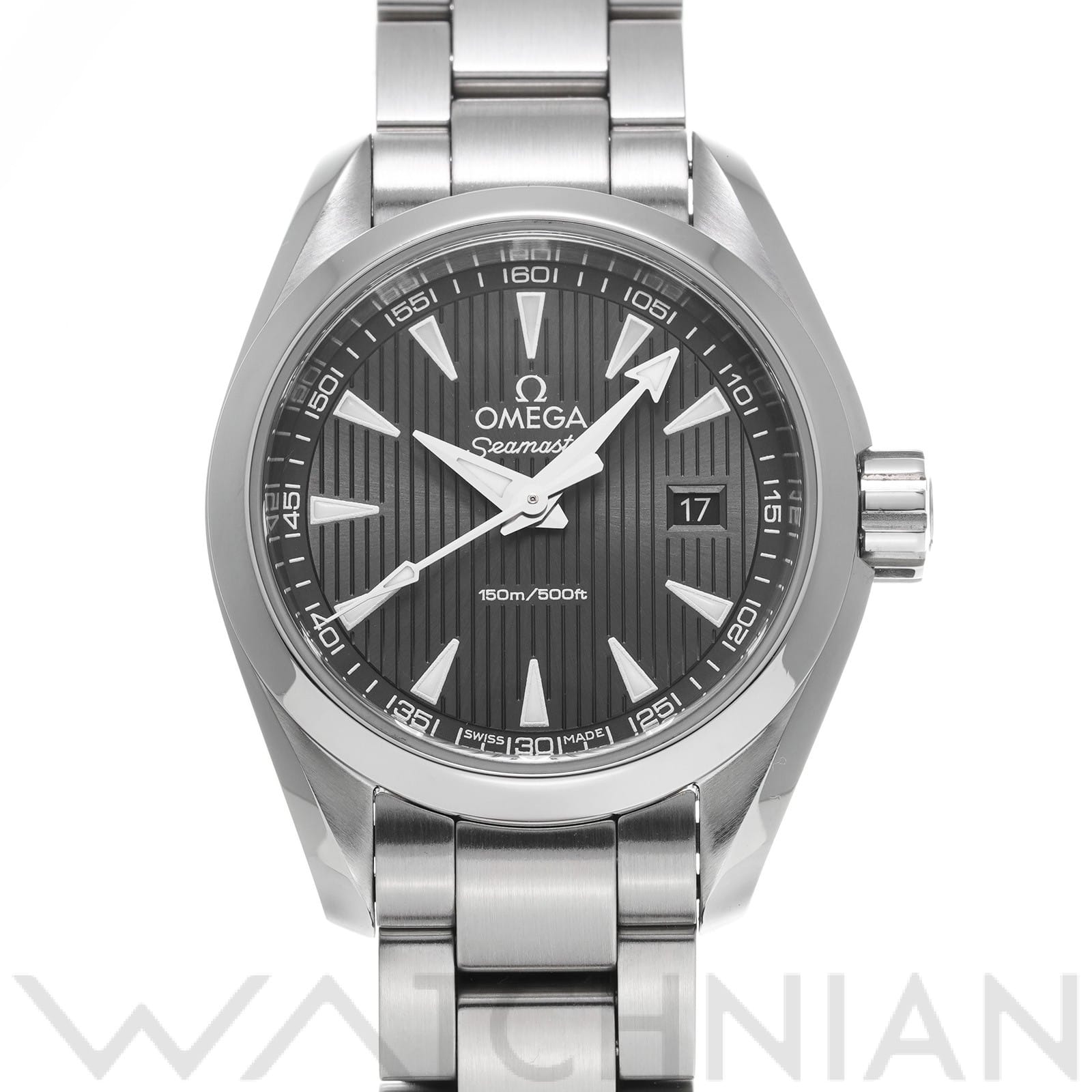 オメガ / OMEGA シーマスター アクアテラ クォーツ 231.10.30.60.06.001 グレー レディース 時計 【中古】【wristwatch】