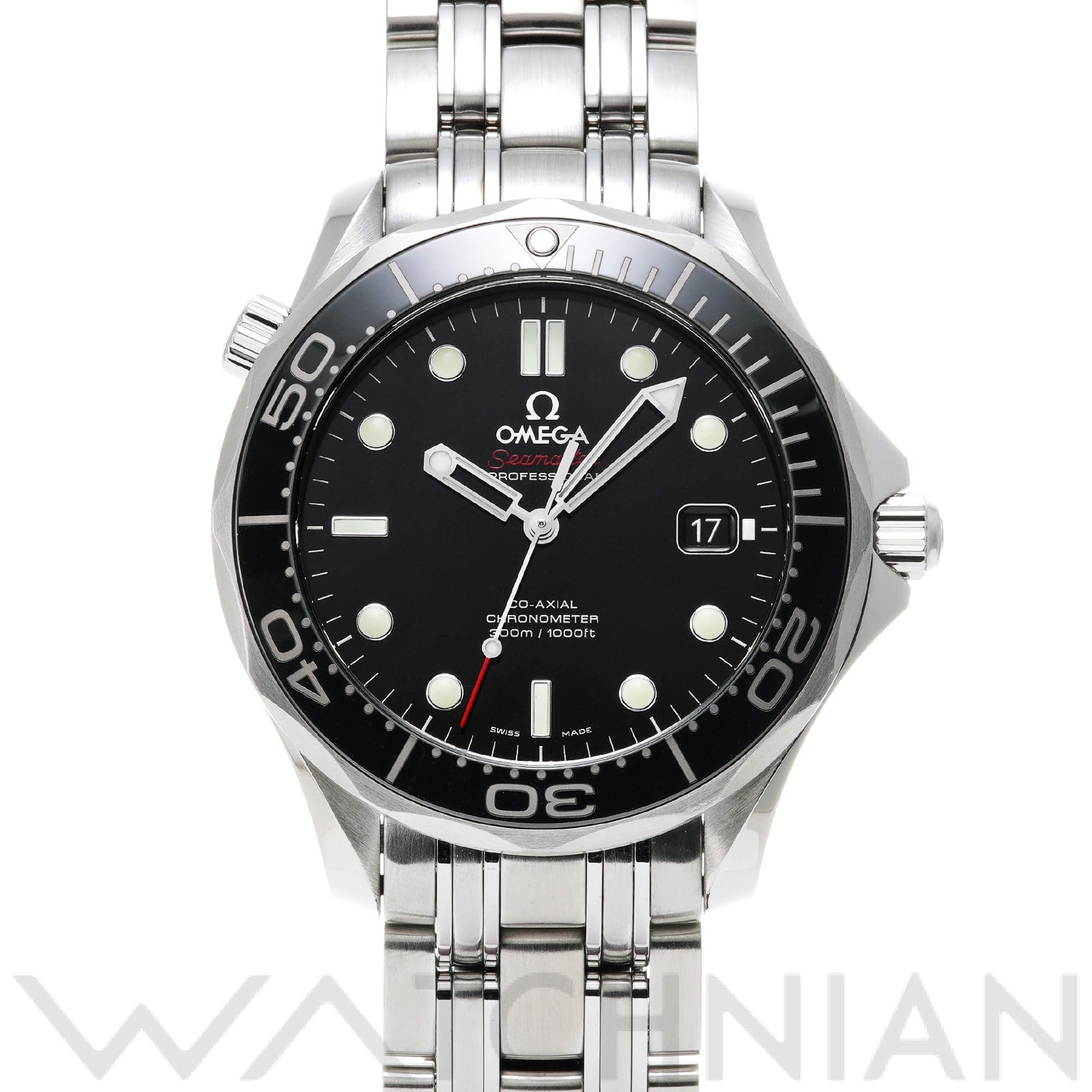 オメガ / OMEGA シーマスター ダイバー300 コーアクシャル 212.30.41.20.01.003 ブラック メンズ 時計 【中古】【wristwatch】