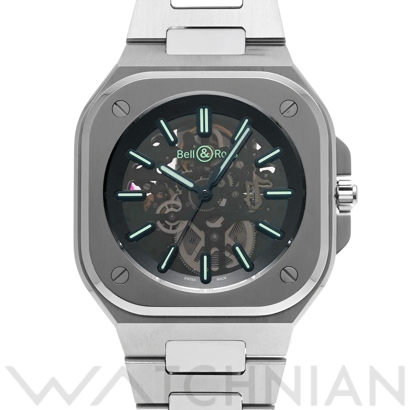 ベル＆ロス / Bell & Ross BR 05 スケルトン ナイトラム BR05A-BL-SK-ST/SST スケルトン メンズ 時計 【中古】【wristwatch】