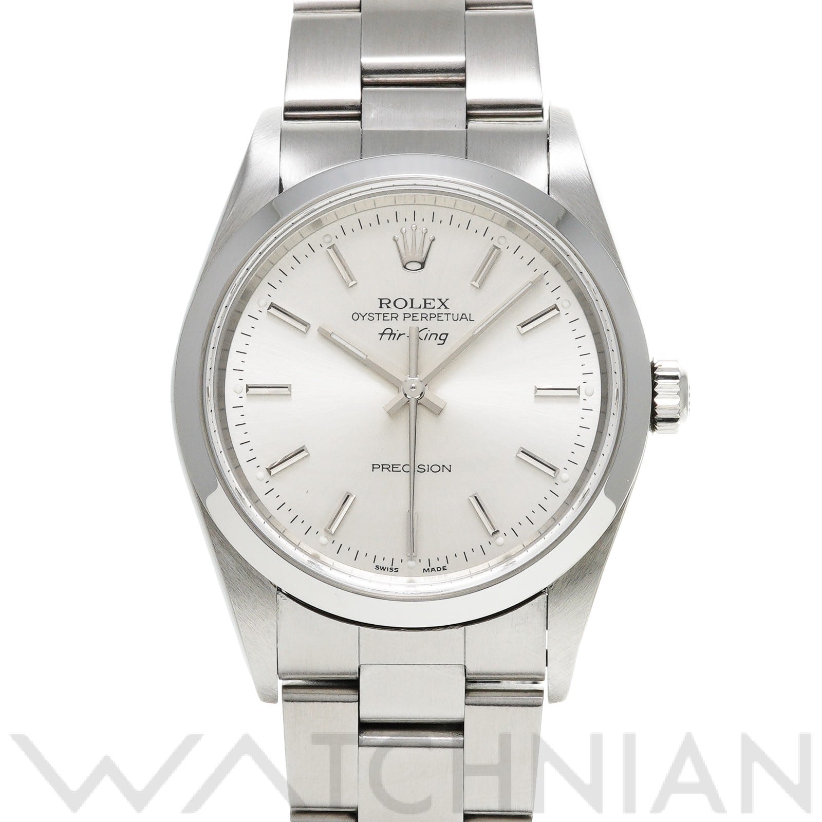 ロレックス エアキング 14000M シルバー メンズ 時計 【中古】【wristwatch】