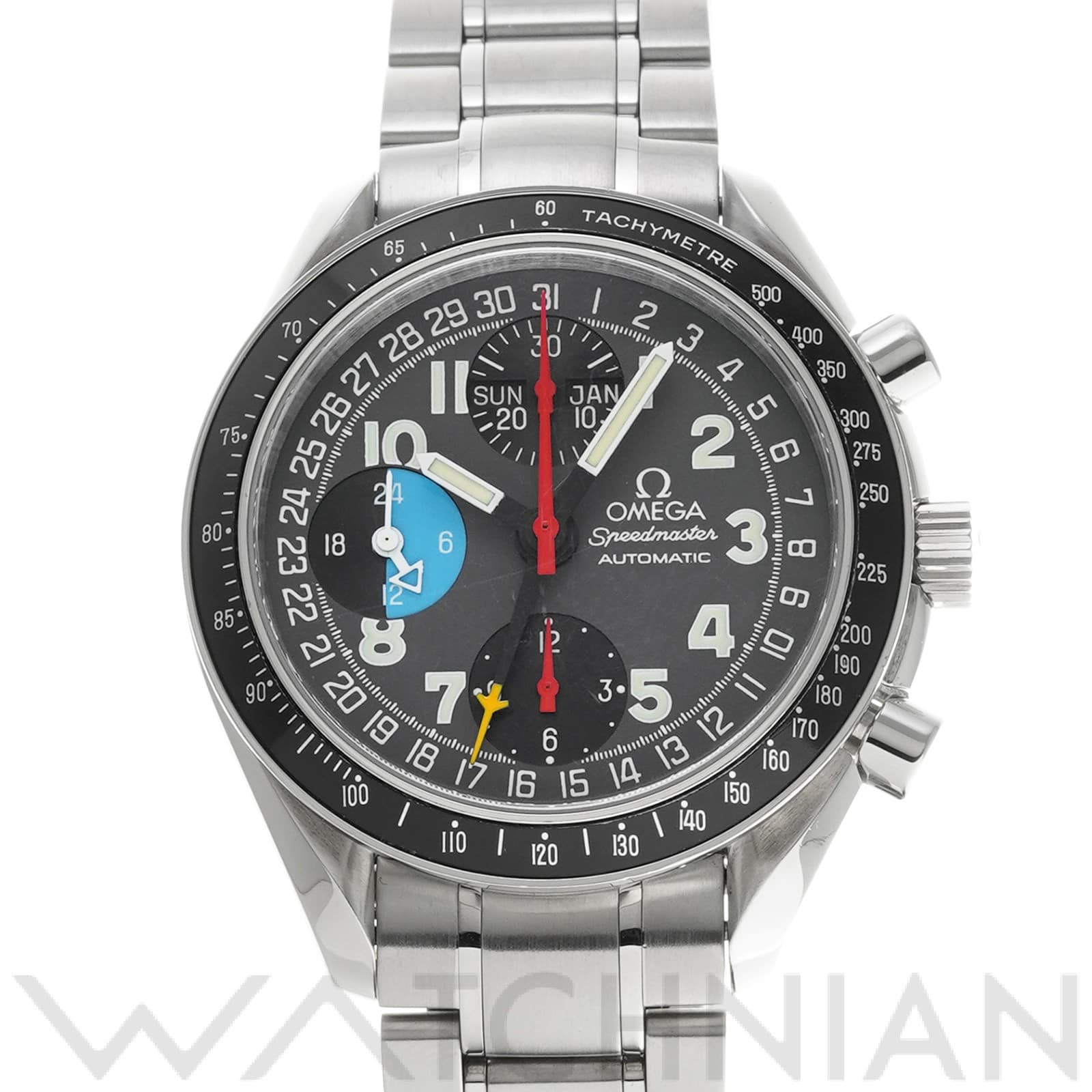 オメガ / OMEGA スピードマスター マーク40 AM/PM 3520.53 グレー/ブラック メンズ 時計 【中古】【wristwatch】