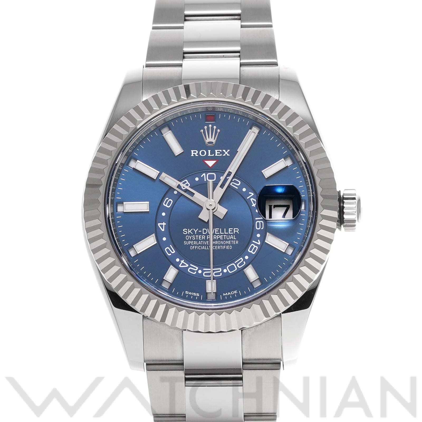 ロレックス / ROLEX スカイドゥエラー 326934 ブライトブルー メンズ 時計 【中古】【wristwatch】