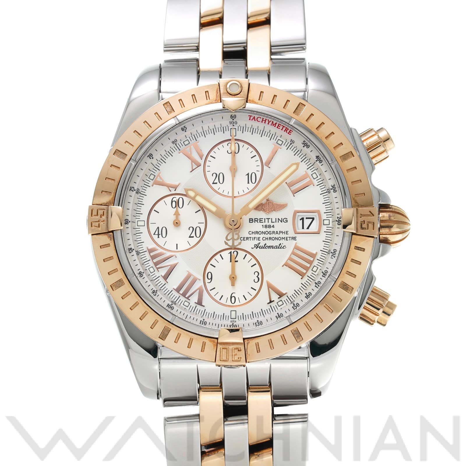 ブライトリング / BREITLING クロノマット エボリューション C1335612/A619 ホワイト メンズ 時計 【中古】【wristwatch】