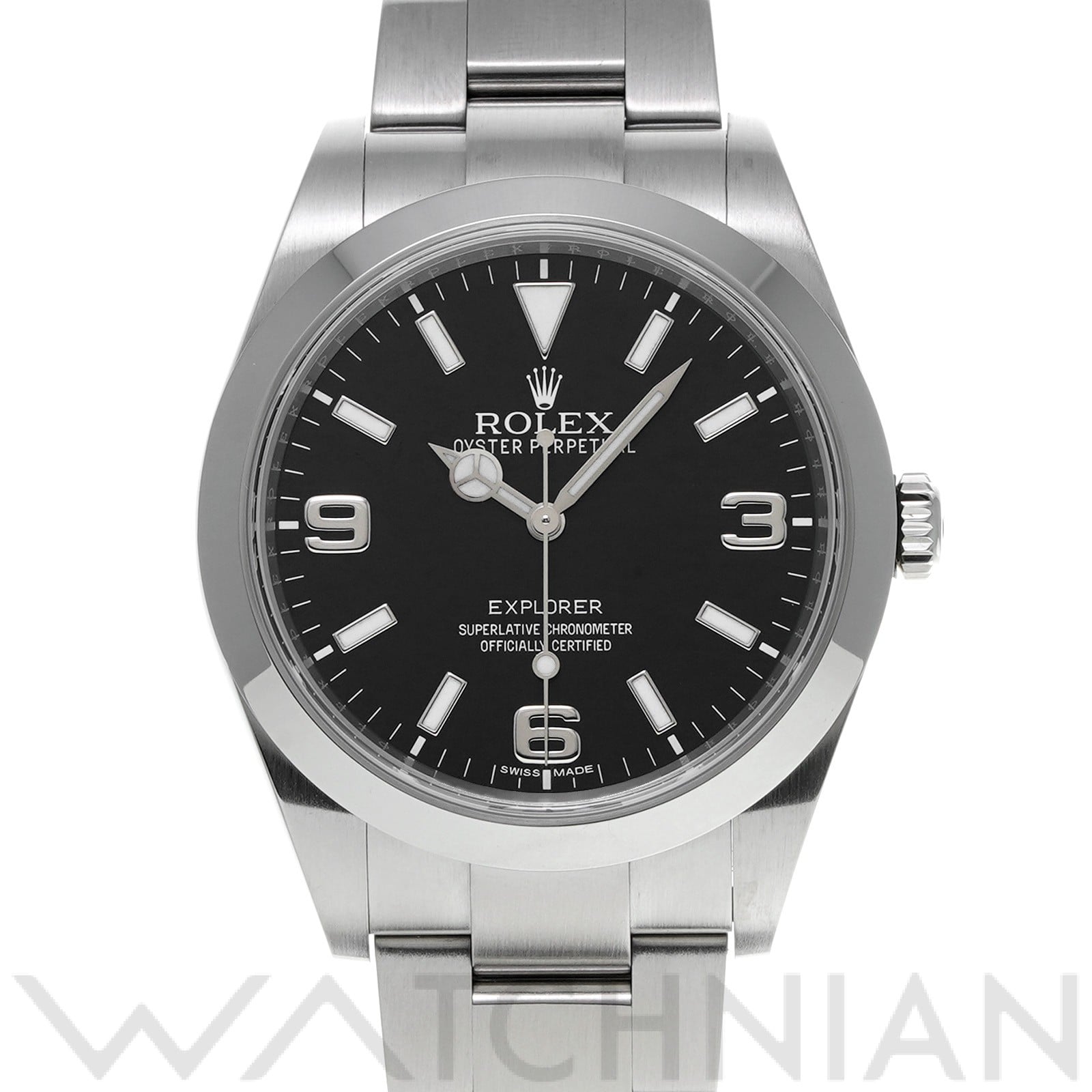 ロレックス エクスプローラー 214270 ブラック メンズ 時計 【中古】【wristwatch】