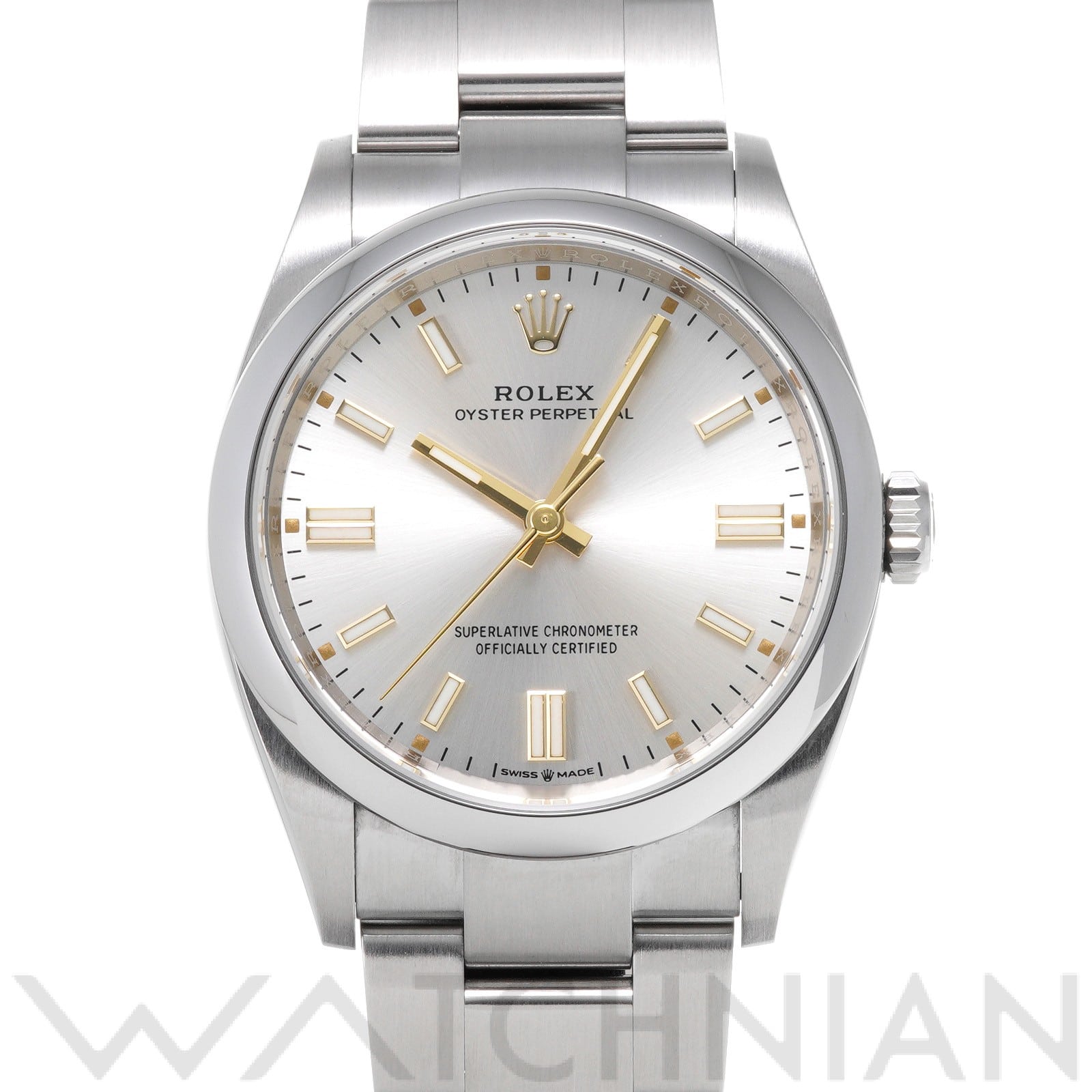 ロレックス オイスターパーペチュアル 36 126000 シルバー メンズ 時計 【中古】【wristwatch】