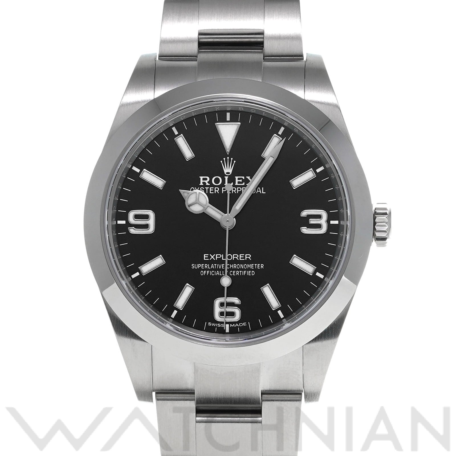 ロレックス エクスプローラー 214270 ブラック メンズ 時計 【中古】【wristwatch】