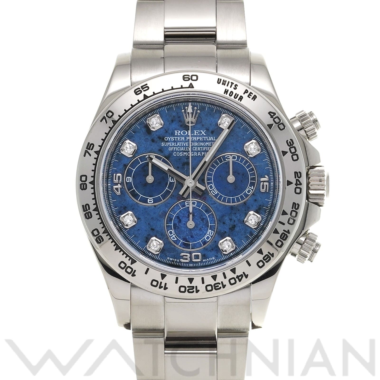 ロレックス コスモグラフ デイトナ 116509G ソーダライト/ダイヤモンド メンズ 時計 【中古】【wristwatch】