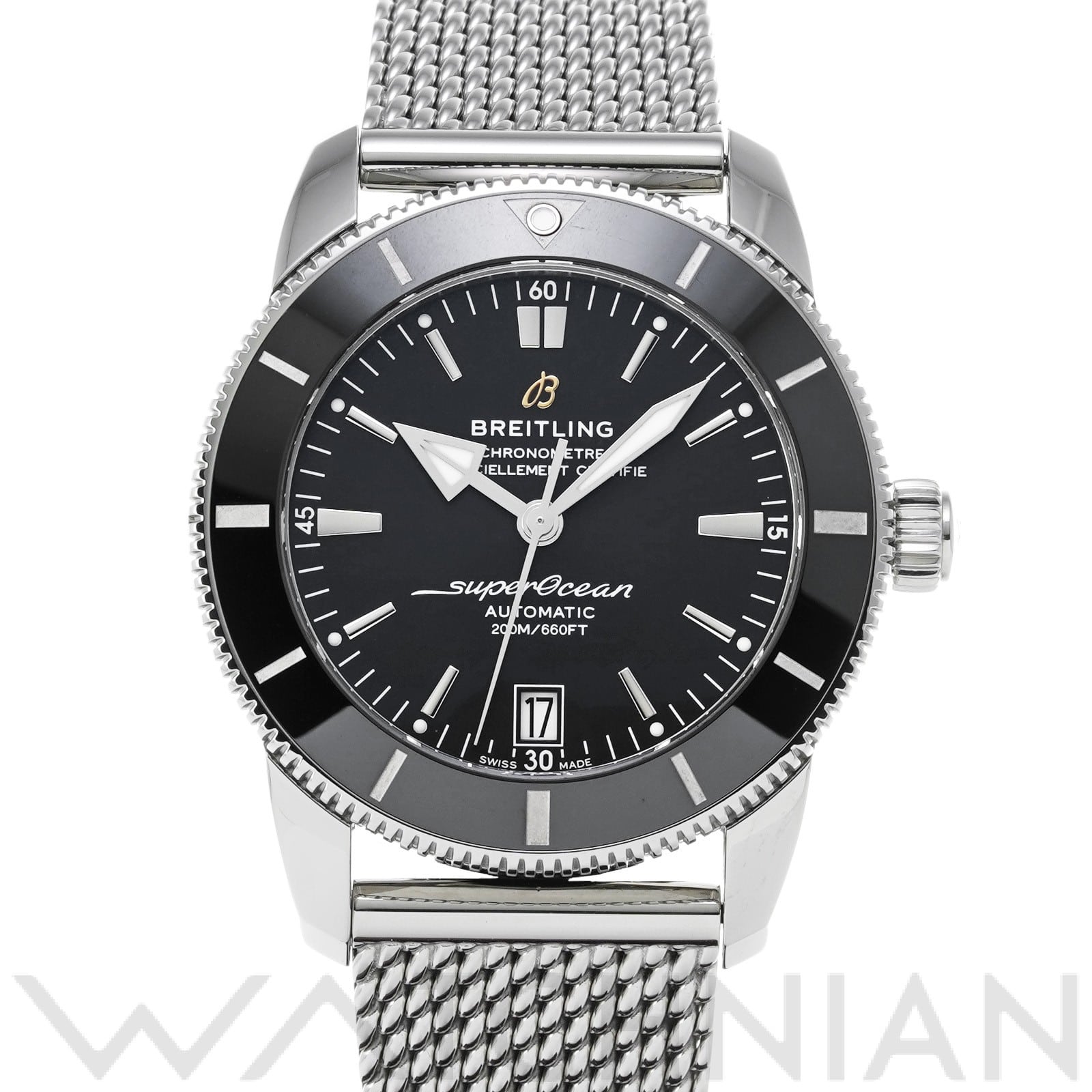 ブライトリング / BREITLING スーパーオーシャン ヘリテージ B20 オートマチック 42 AB2010121B1A1 ブラック メンズ 時計 【中古】【wristwatch】