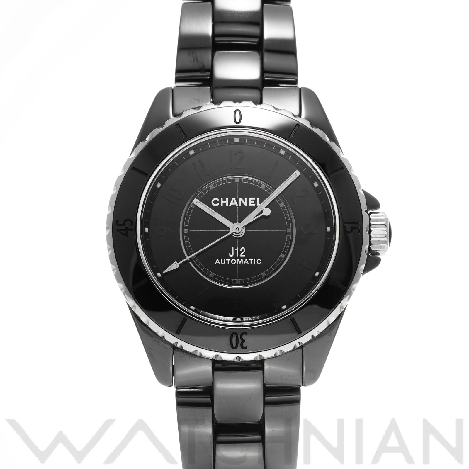 シャネル / CHANEL J12 ファントム キャリバー12.1 38MM H6185 ブラック メンズ 時計 【中古】【wristwatch】