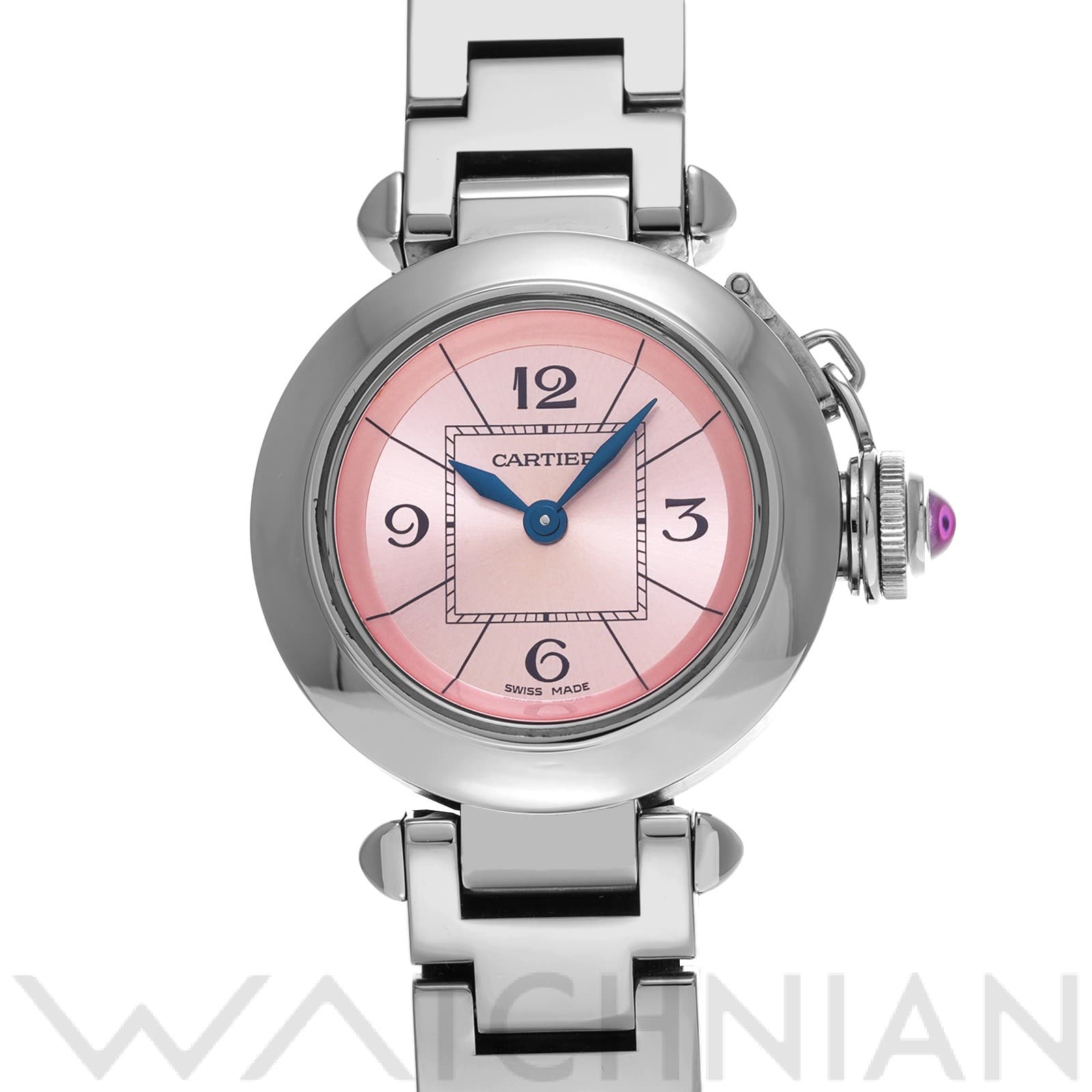 カルティエ / CARTIER ミスパシャ W3140008 ピンク レディース 時計 【中古】【wristwatch】
