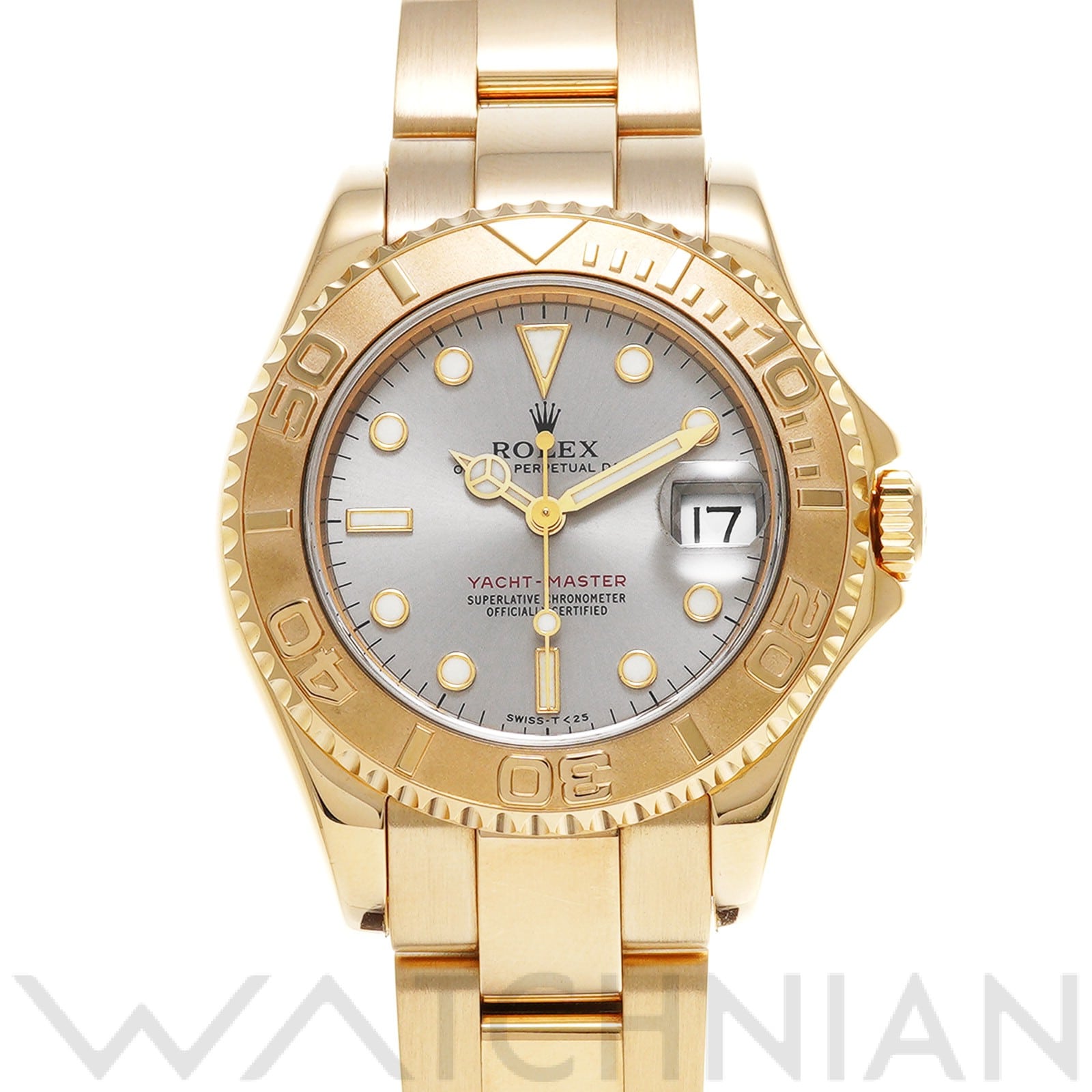 ヨットマスター 68628 U番(1998年頃製造) グレー ロレックス ROLEX ユニセックス 【中古】