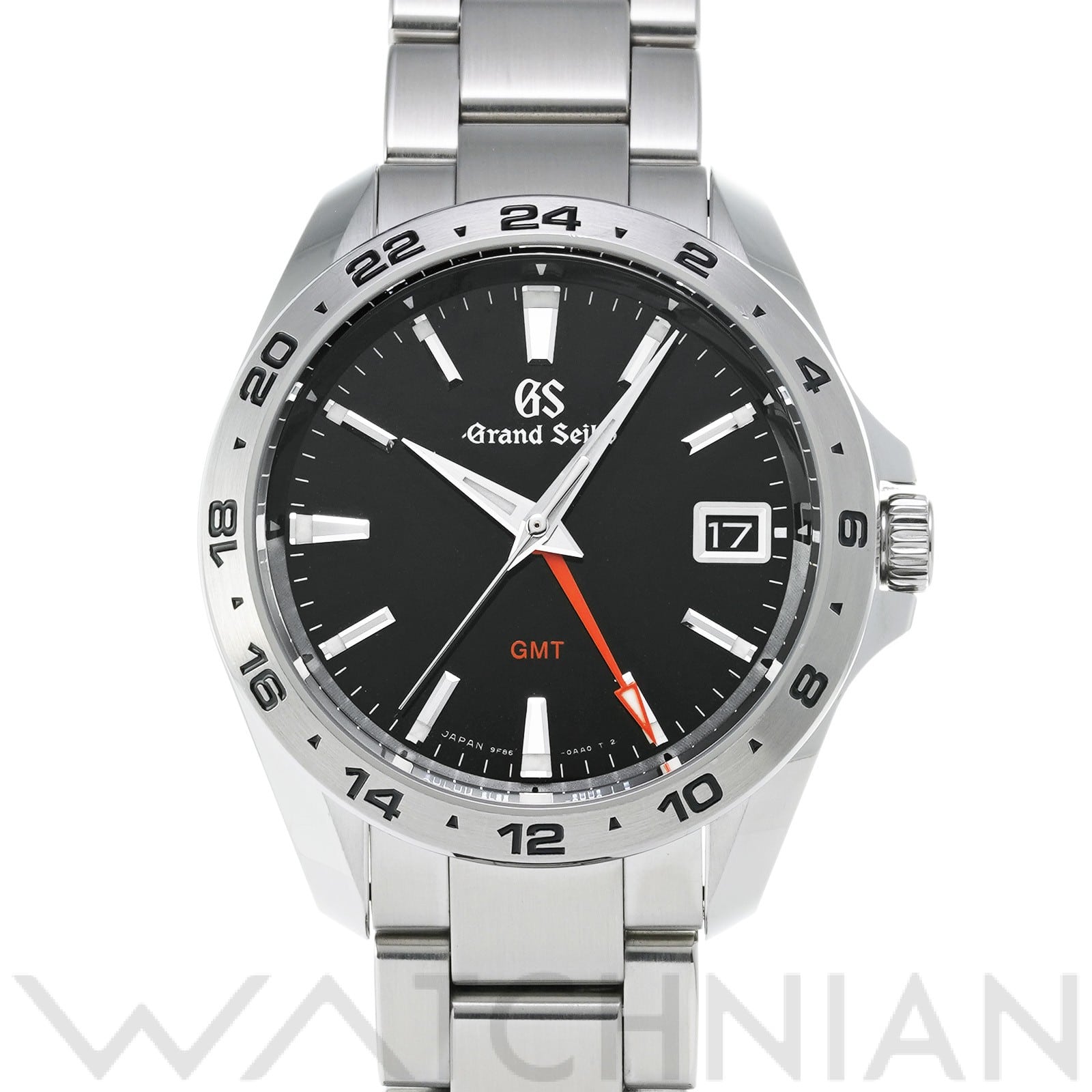グランドセイコー / Grand Seiko スポーツコレクション クォーツ GMT SBGN003 ブラック メンズ 時計 【中古】【wristwatch】