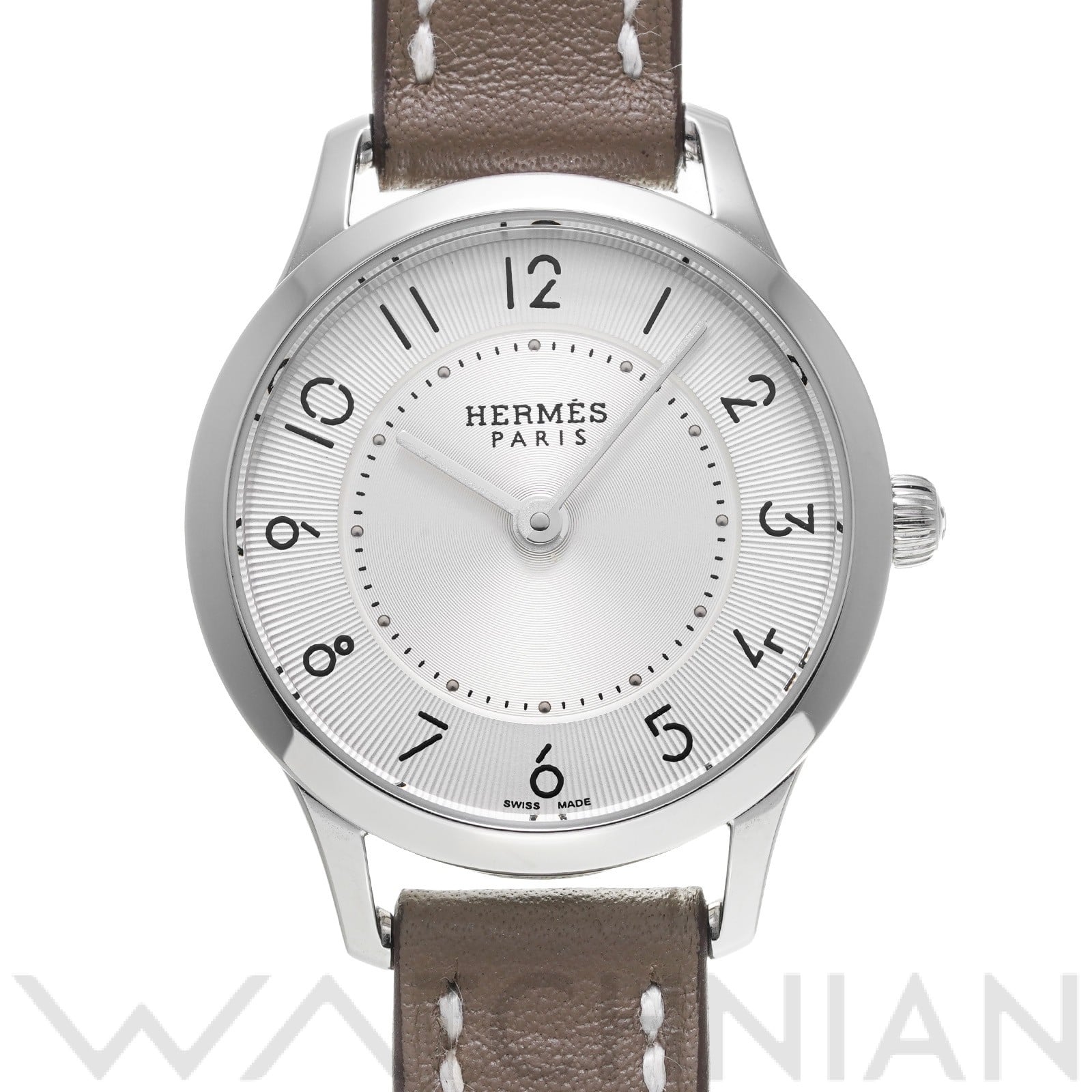 エルメス スリム ドゥ エルメス CA2.110 シルバー レディース 時計 【中古】【wristwatch】