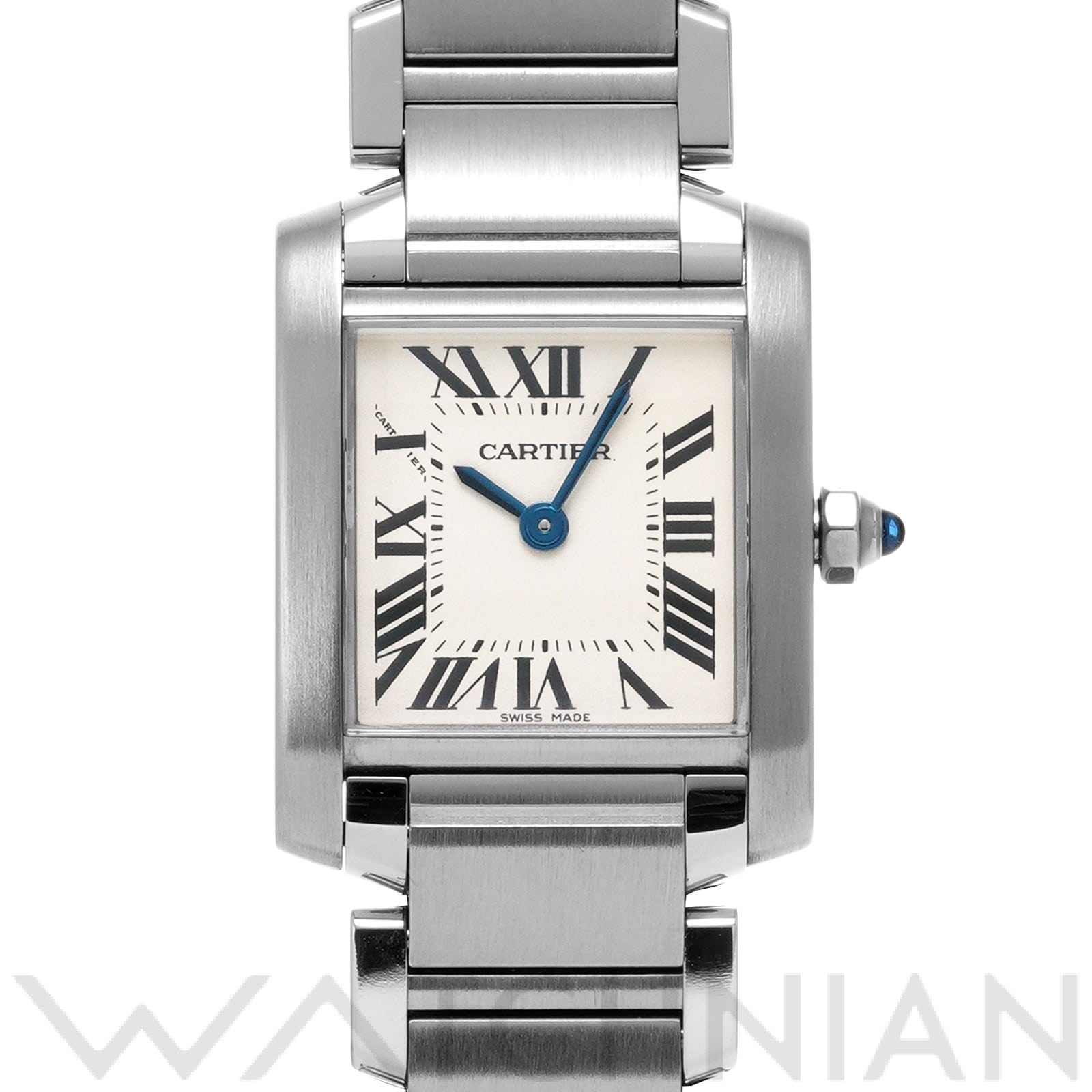 カルティエ / CARTIER タンク フランセーズ SM W51008Q3 シルバー レディース 時計 【中古】【wristwatch】