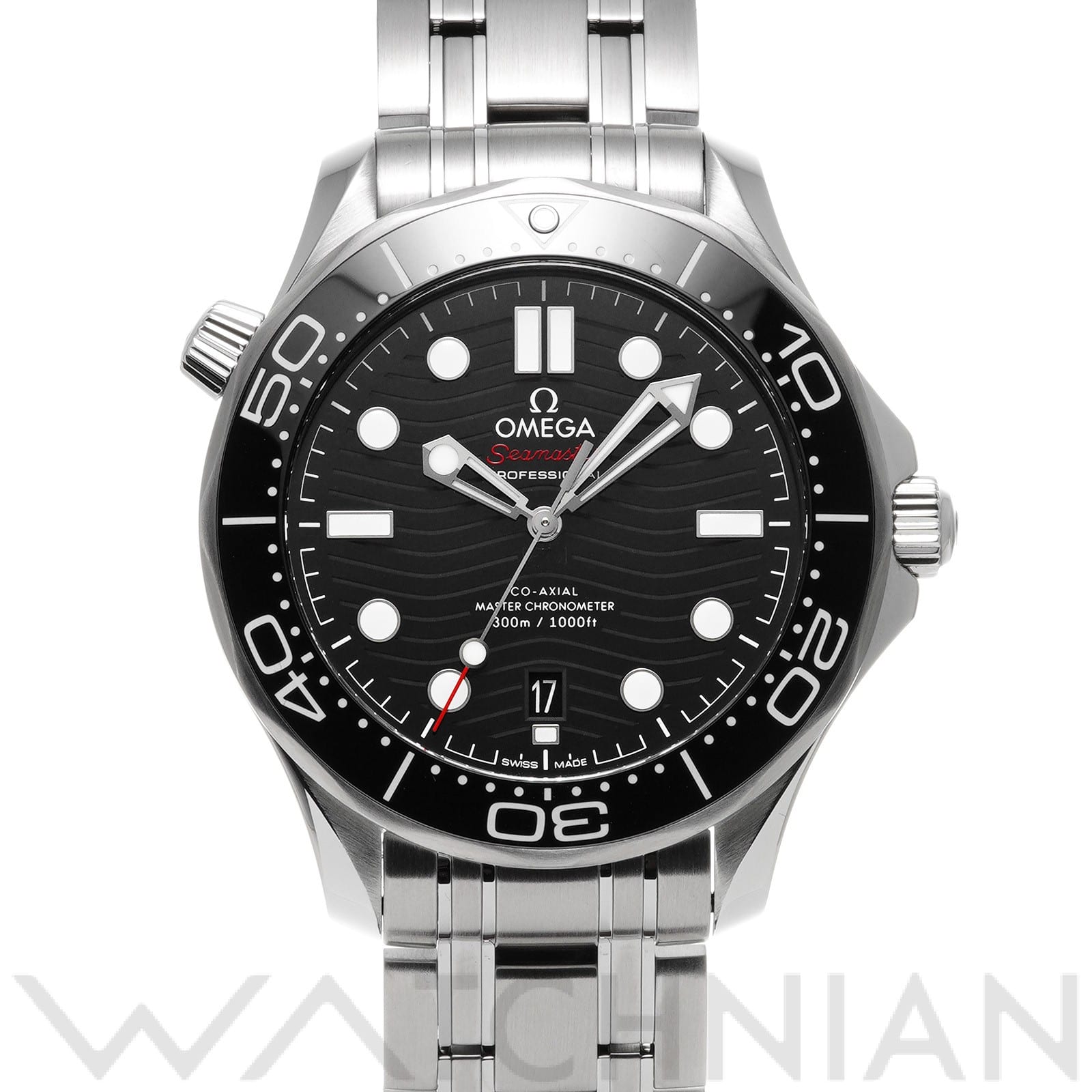 オメガ / OMEGA シーマスター ダイバー300 コーアクシャル マスタークロノメーター 210.30.42.20.01.001 ブラック メンズ 時計 【中古】【wristwatch】