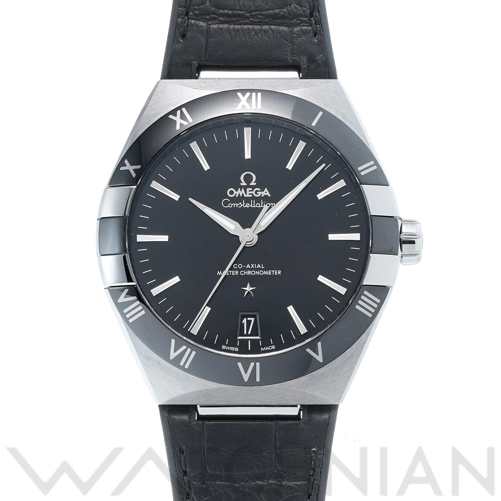 コンステレーション コーアクシャル マスタークロノメーター 131.33.41.21.01.001 ブラック オメガ OMEGA メンズ 【中古】