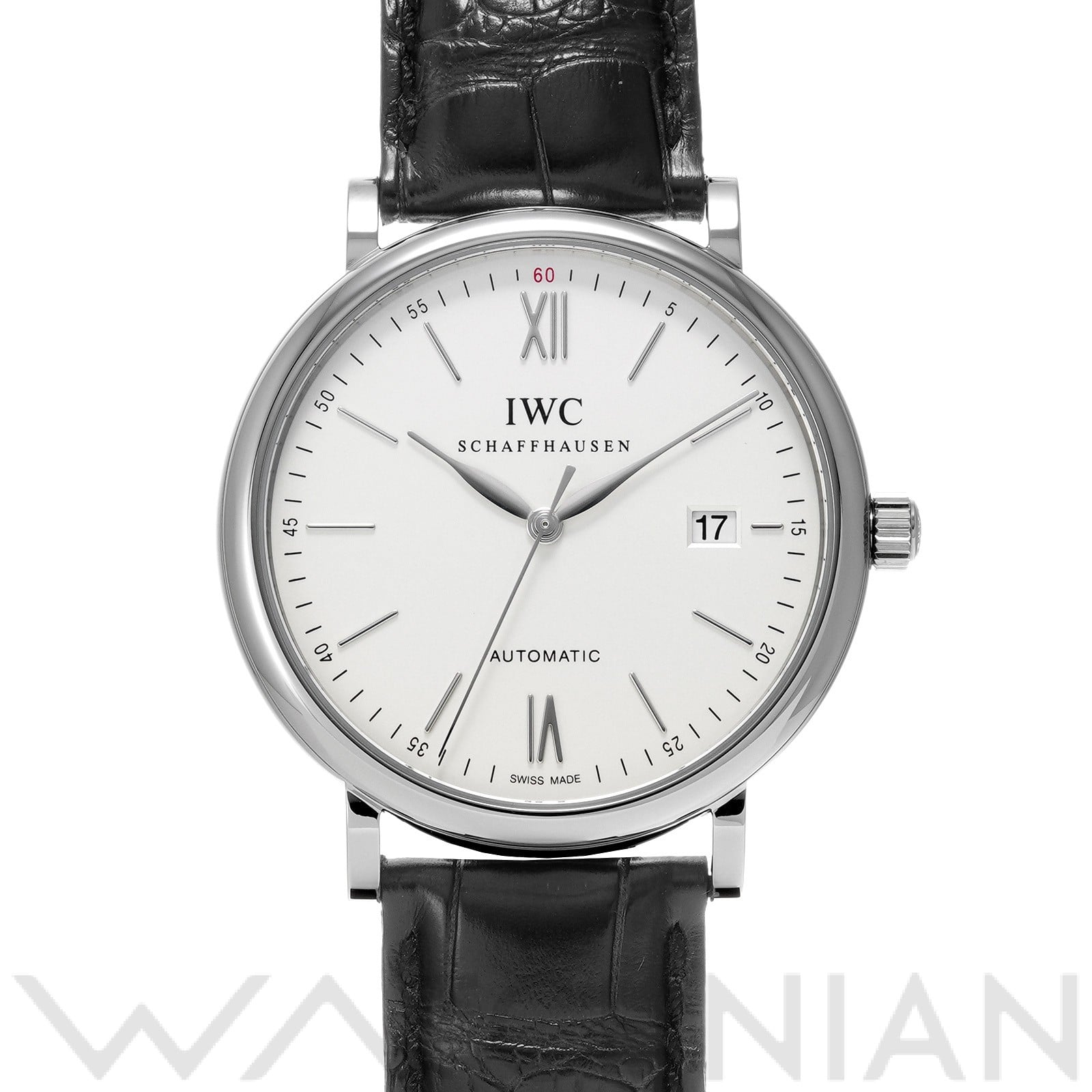 ポートフィノ オートマティック IW356501 シルバー インターナショナルウォッチカンパニー IWC メンズ 【中古】