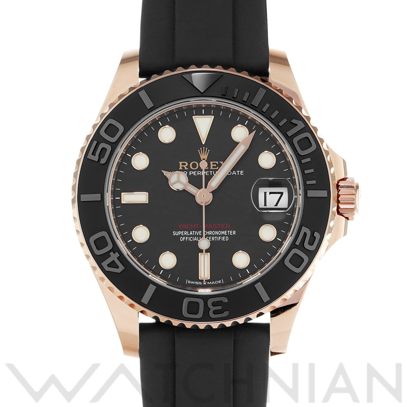 ヨットマスター 37 268655 ランダムシリアル ブラック ロレックス ROLEX ユニセックス 【中古】