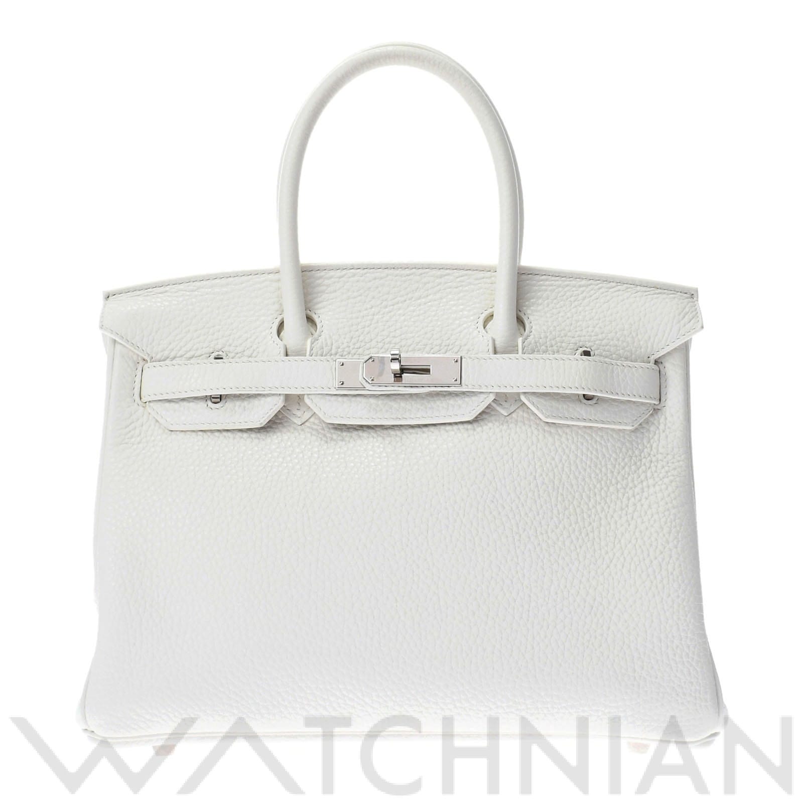 バーキン 30 ブロン/パラジウム金具 トリヨンクレマンス HERMES エルメス レディース 【中古】