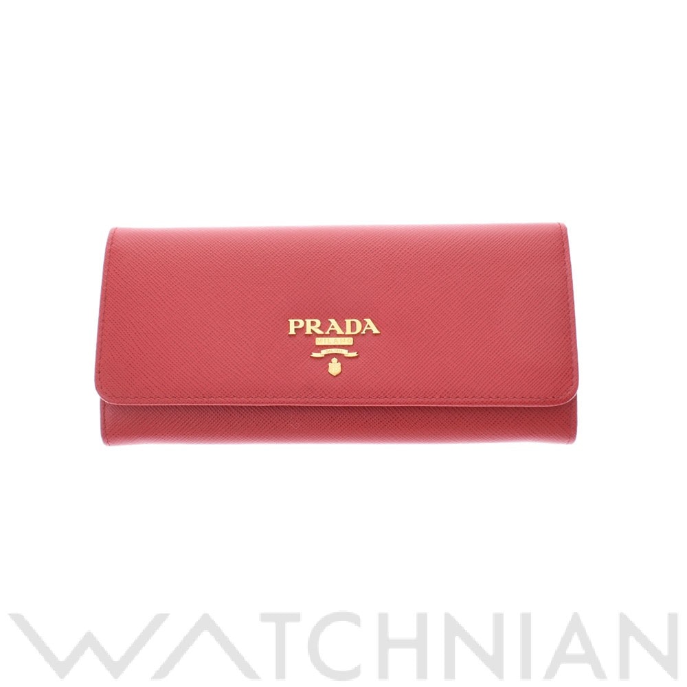 プラダ / PRADA 長財布 フォーコ/ゴールド金具 1MH132