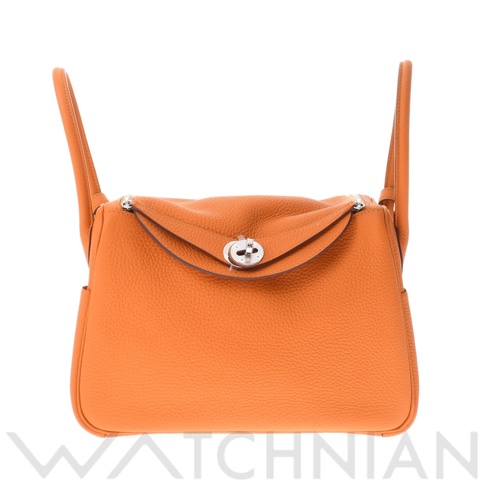 エルメス / HERMES リンディ 26 2WAY アプリコット/パラジウム金具 トリヨンクレマンス レディース バッグ 【未使用】【bag】