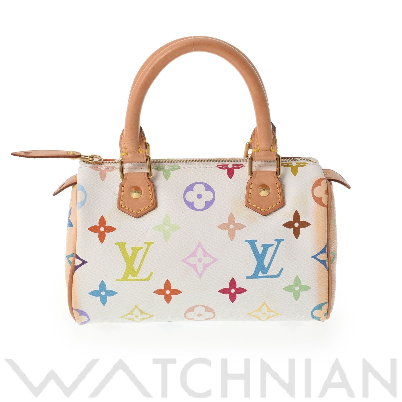 モノグラムマルチカラー ミニ スピーディ ブロン M92645 モノグラム・マルチカラー・キャンバス LOUIS VUITTON ルイ ヴィトン レディース 【中古】