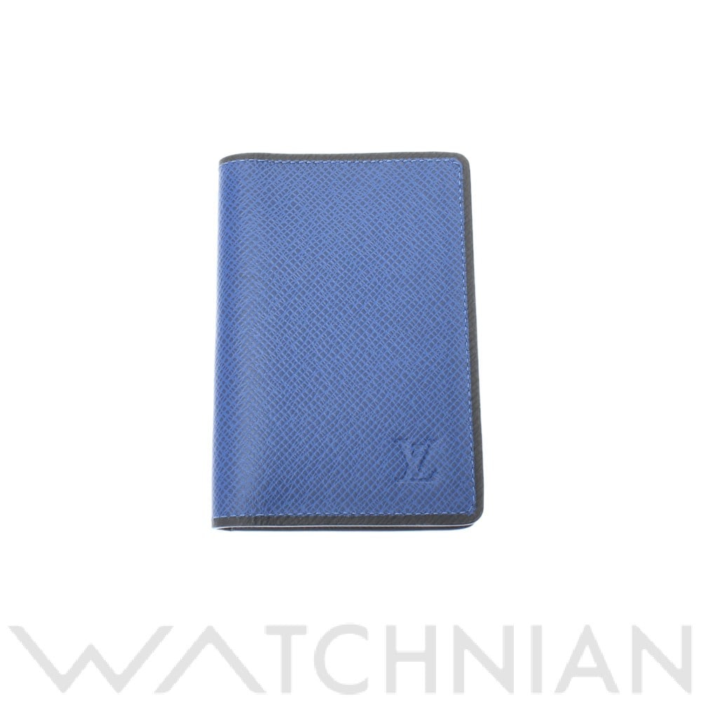 ルイ ヴィトン タイガ オーガナイザー ドゥポッシュ コバルト M30551 レザー メンズ 【中古】【other】