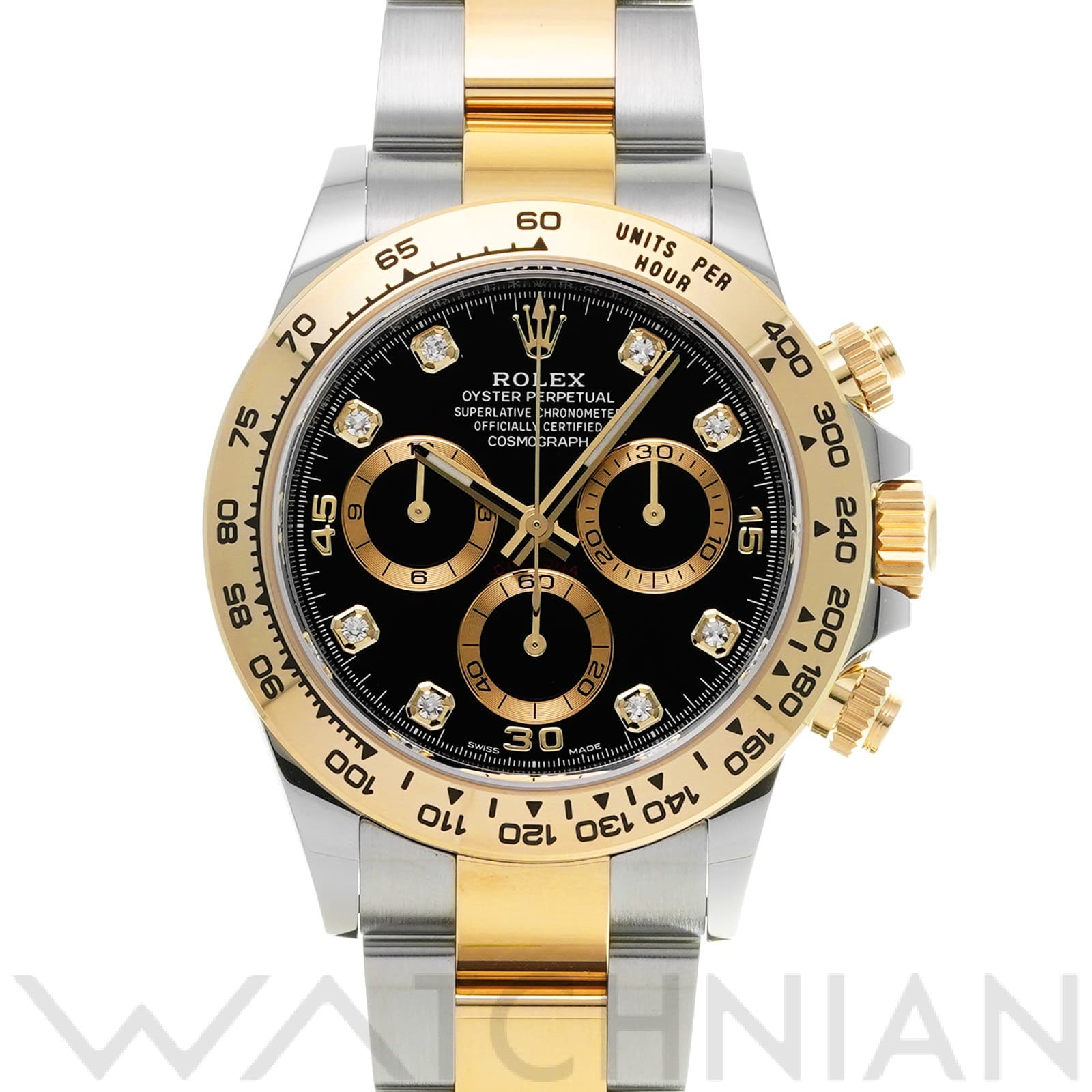ロレックス コスモグラフ デイトナ 116503G ブラック/ダイヤモンド メンズ 時計 【中古】【wristwatch】