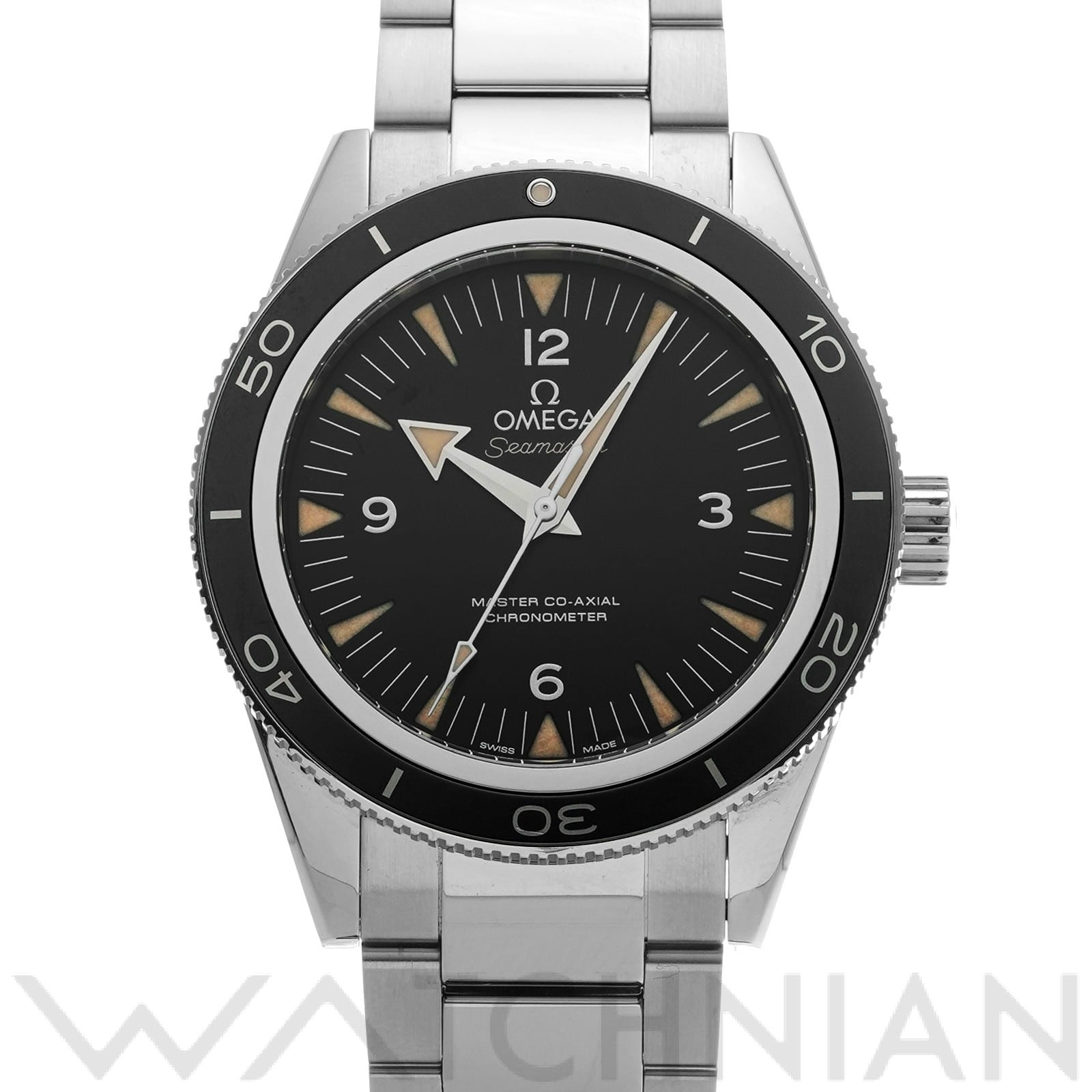 オメガ / OMEGA シーマスター 300 マスターコーアクシャル 233.30.41.21.01.001 ブラック メンズ 時計 【中古】【wristwatch】
