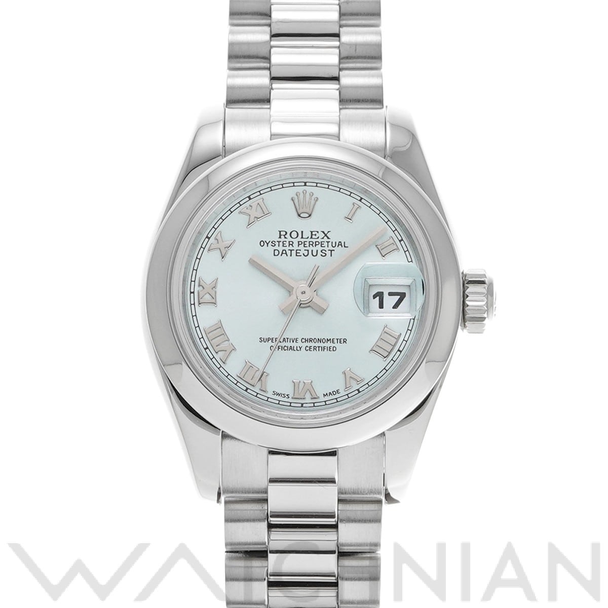 ロレックス レディ デイトジャスト 26 179166 アイスブルー レディース 時計 【中古】【wristwatch】