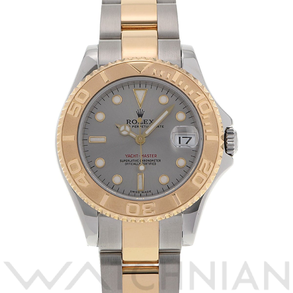 ヨットマスター 34 168623 A番(1999年頃製造) グレー ロレックス ROLEX ユニセックス 【中古】