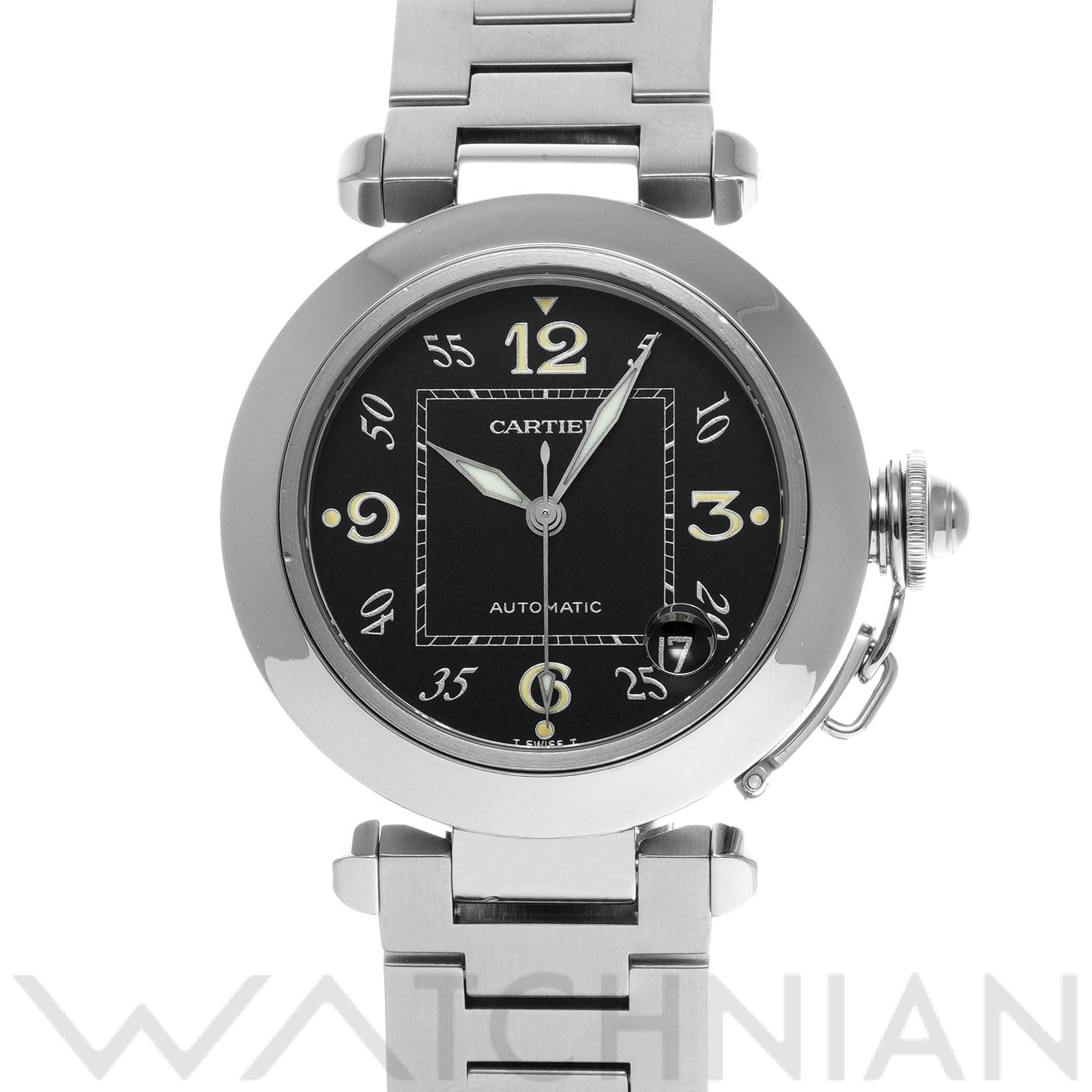 カルティエ / CARTIER パシャC W31043M7 ブラック ユニセックス 時計 【中古】【wristwatch】