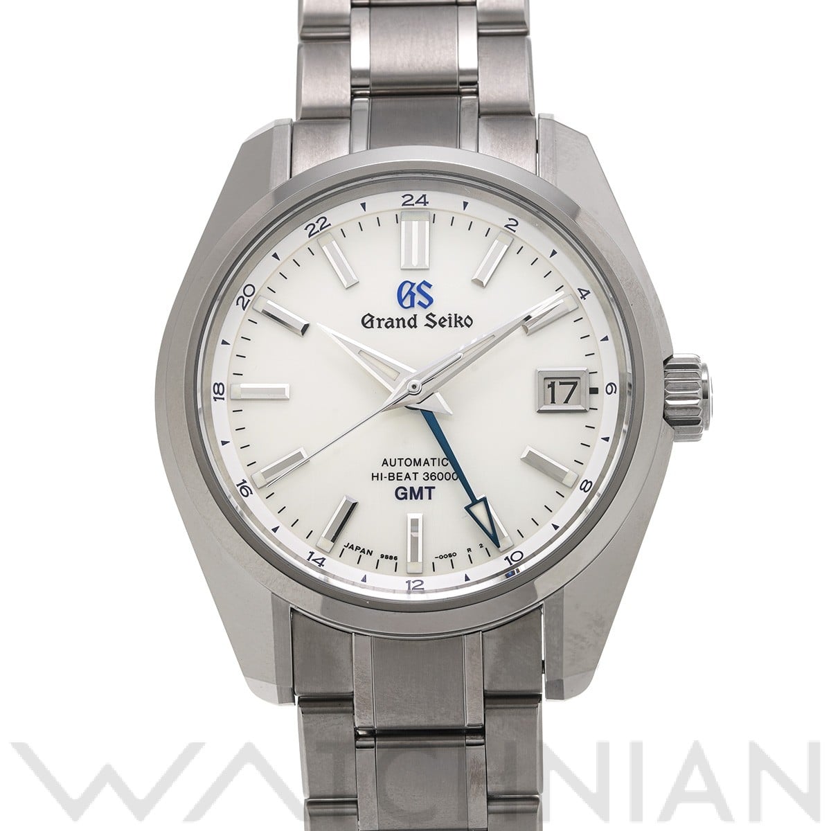 グランドセイコー / Grand Seiko ヘリテージコレクション メカニカル ハイビート36000 GMT 44GS 55th SBGJ255 ホワイト メンズ 時計 【中古】【wristwatch】