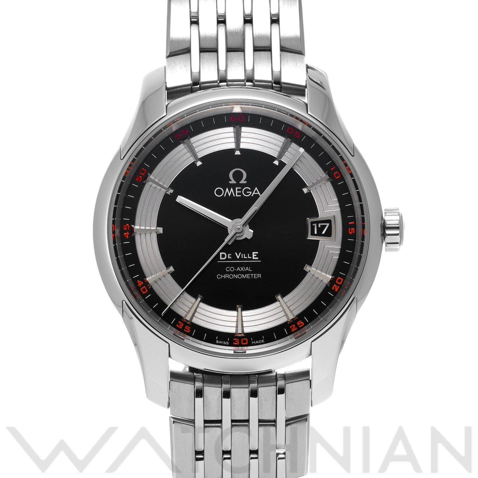 オメガ / OMEGA デ・ヴィル アワービジョン コーアクシャル 431.30.41.21.01.001 ブラック メンズ 時計 【中古】【wristwatch】