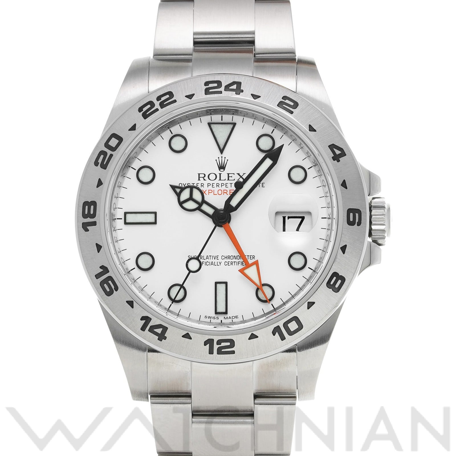 ロレックス エクスプローラーII 216570 ホワイト メンズ 時計 【中古】【wristwatch】