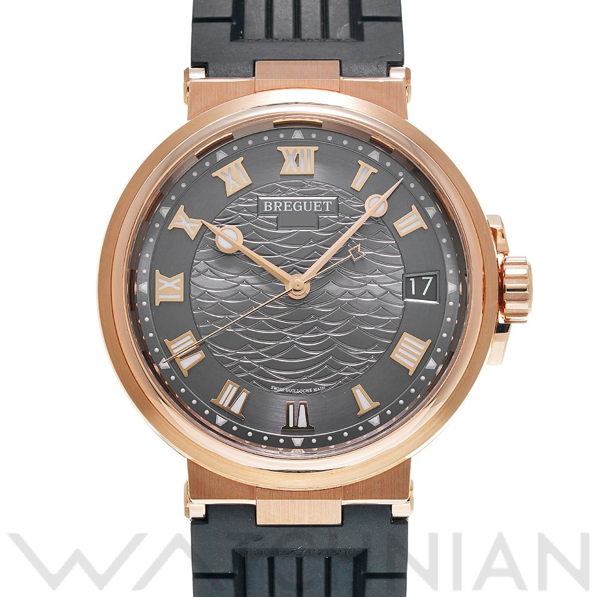 マリーン 5517BR/G3/5ZU スレートグレー ブレゲ Breguet メンズ 【中古】