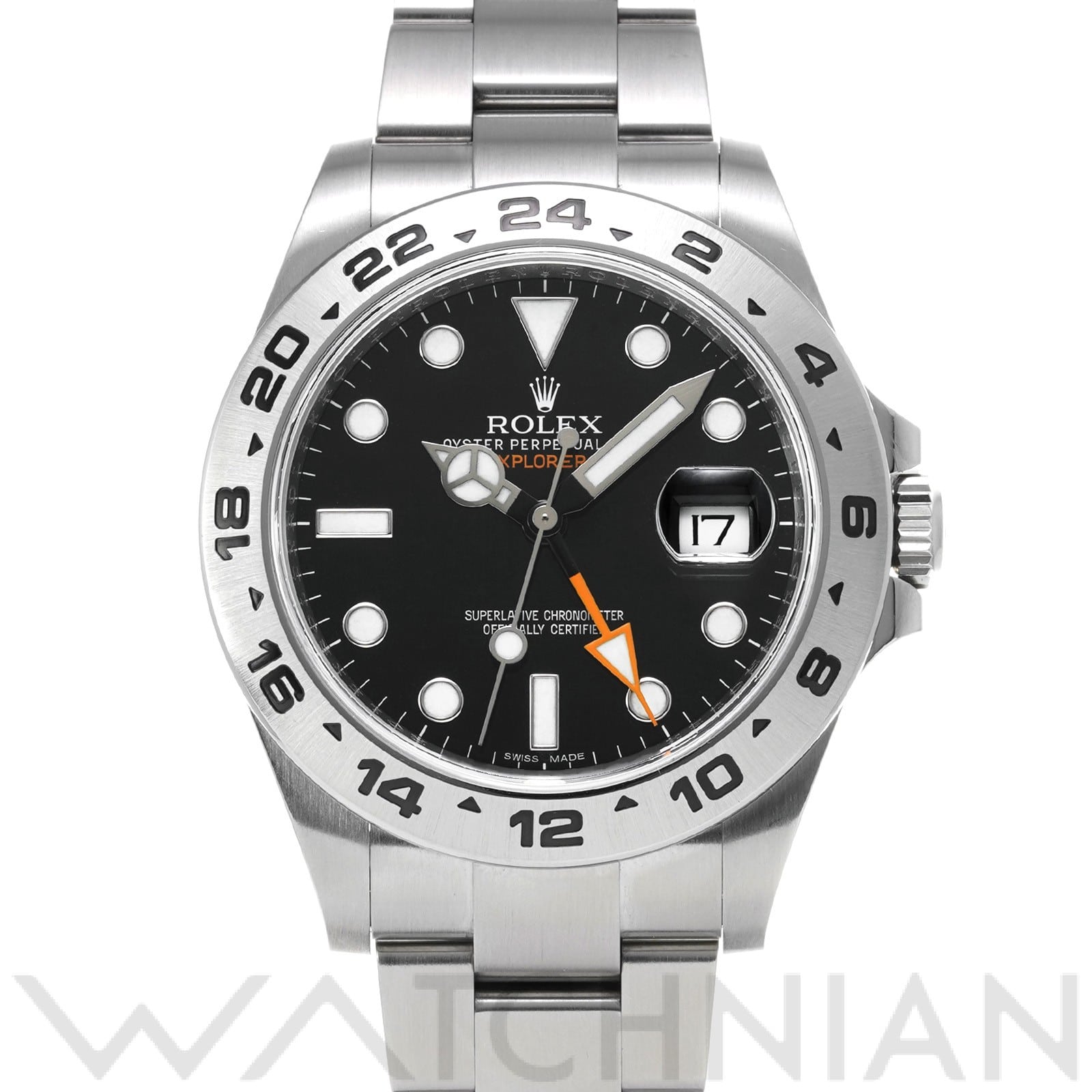 ロレックス エクスプローラーII 216570 ブラック メンズ 時計 【中古】【wristwatch】