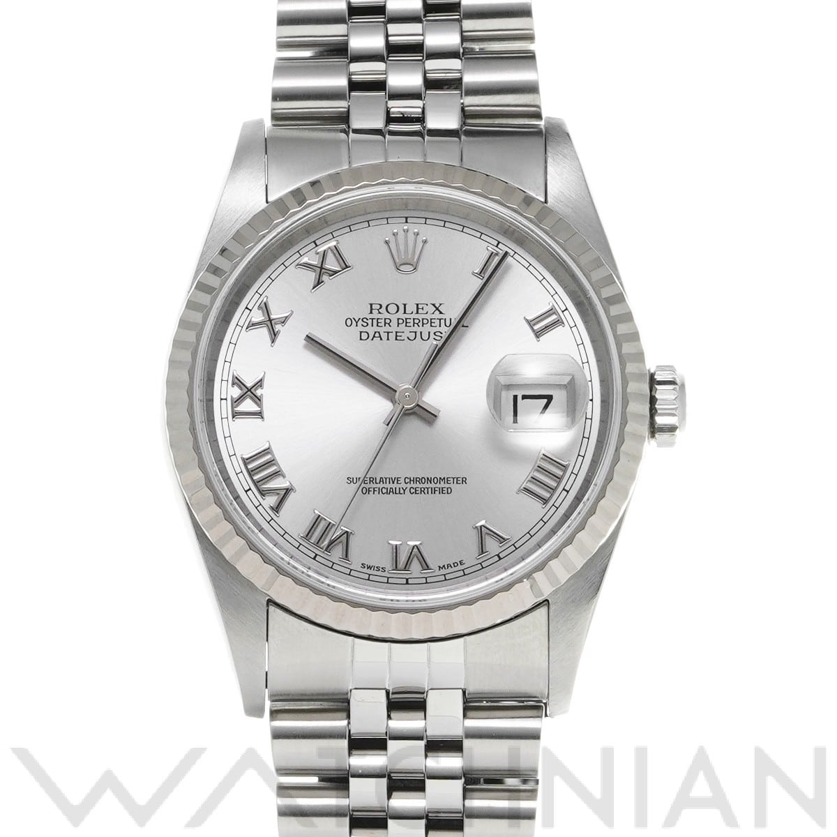 ロレックス デイトジャスト 16234 シルバー メンズ 時計 【中古】【wristwatch】